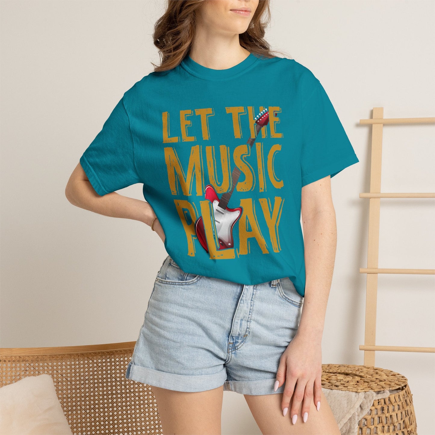 Music Graphic Design Unisex Cotton T-shirt 002