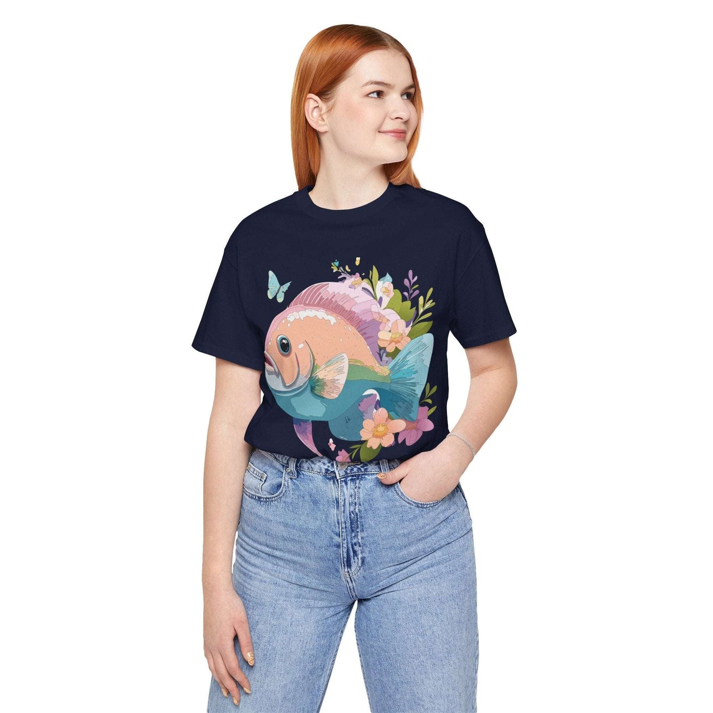 Adelpha Vintage Inspired Graphic Tee Unisex Jersey Short Sleeve Art Design Shirt