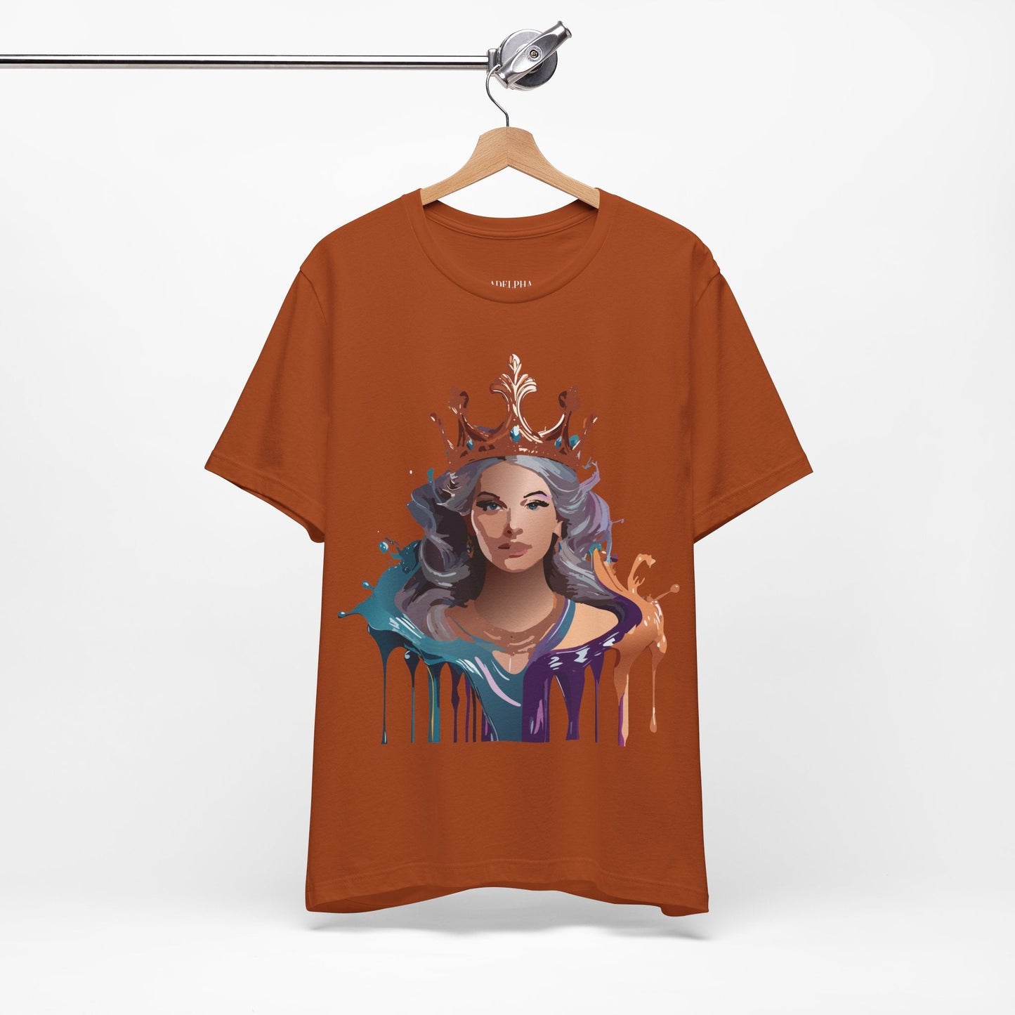 Queen Graphic Tee By Adelpha Art Design Unisex Short Sleeve Vintage Inspired Shirt