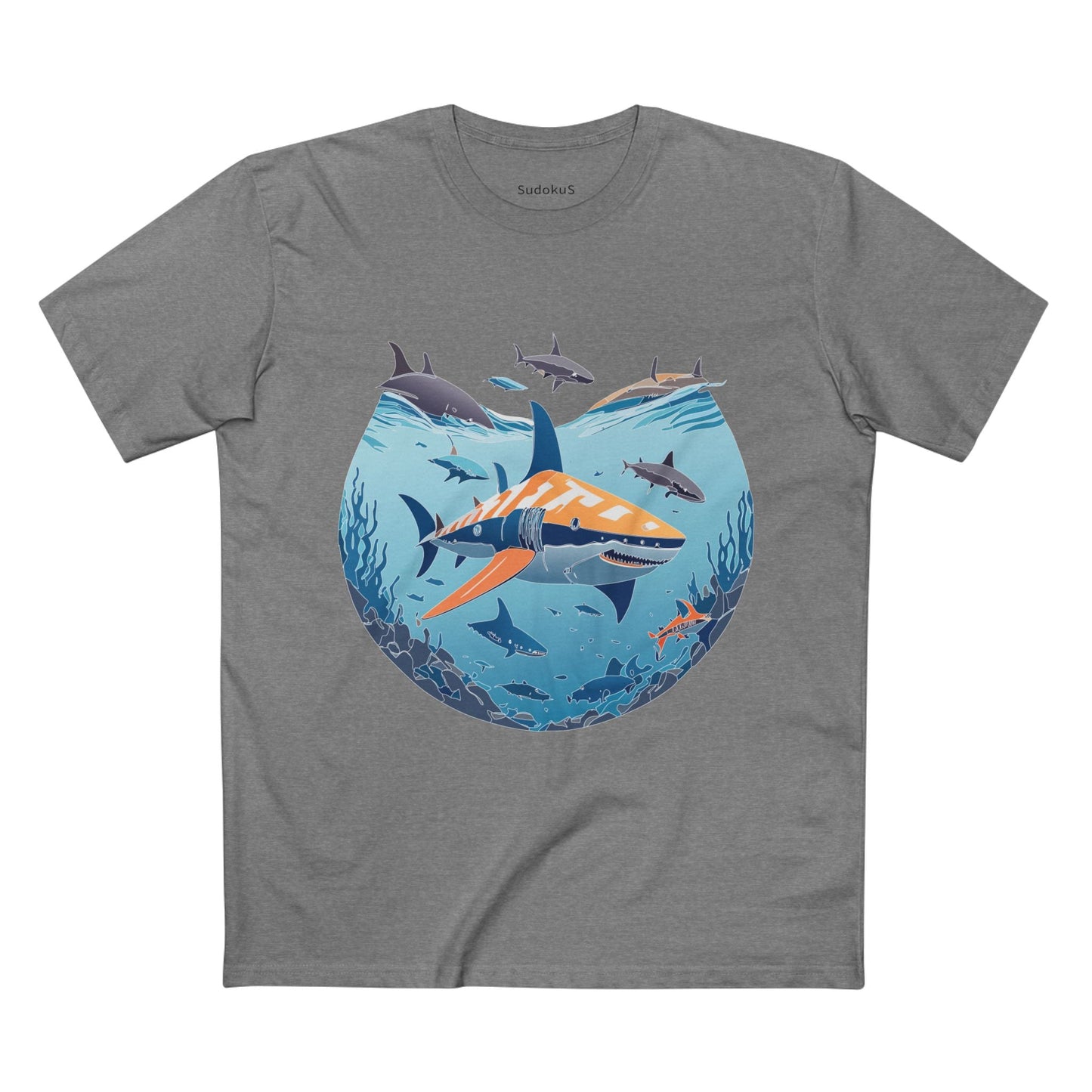 Ocean Coast Graphic Unisex 100 Cotton Staple Tee 11
