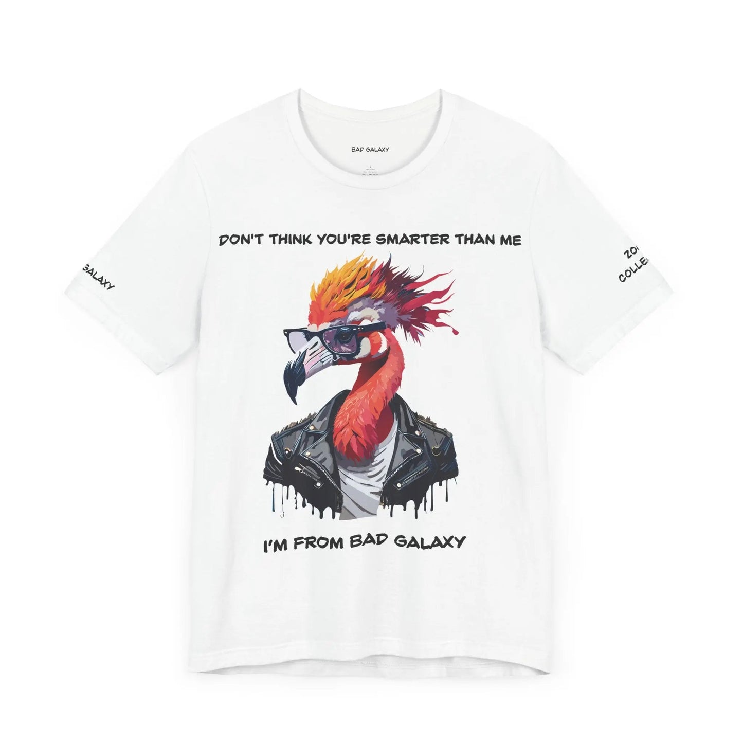 Animal T Shirt Made To Order In USA From Bad Galaxy With Eco Friendly Inks And 100 Percent Cotton