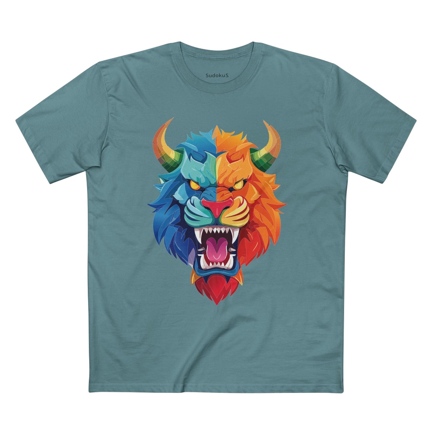 Cartoon Monsters Graphic Unisex 100 Cotton Staple Tee 17