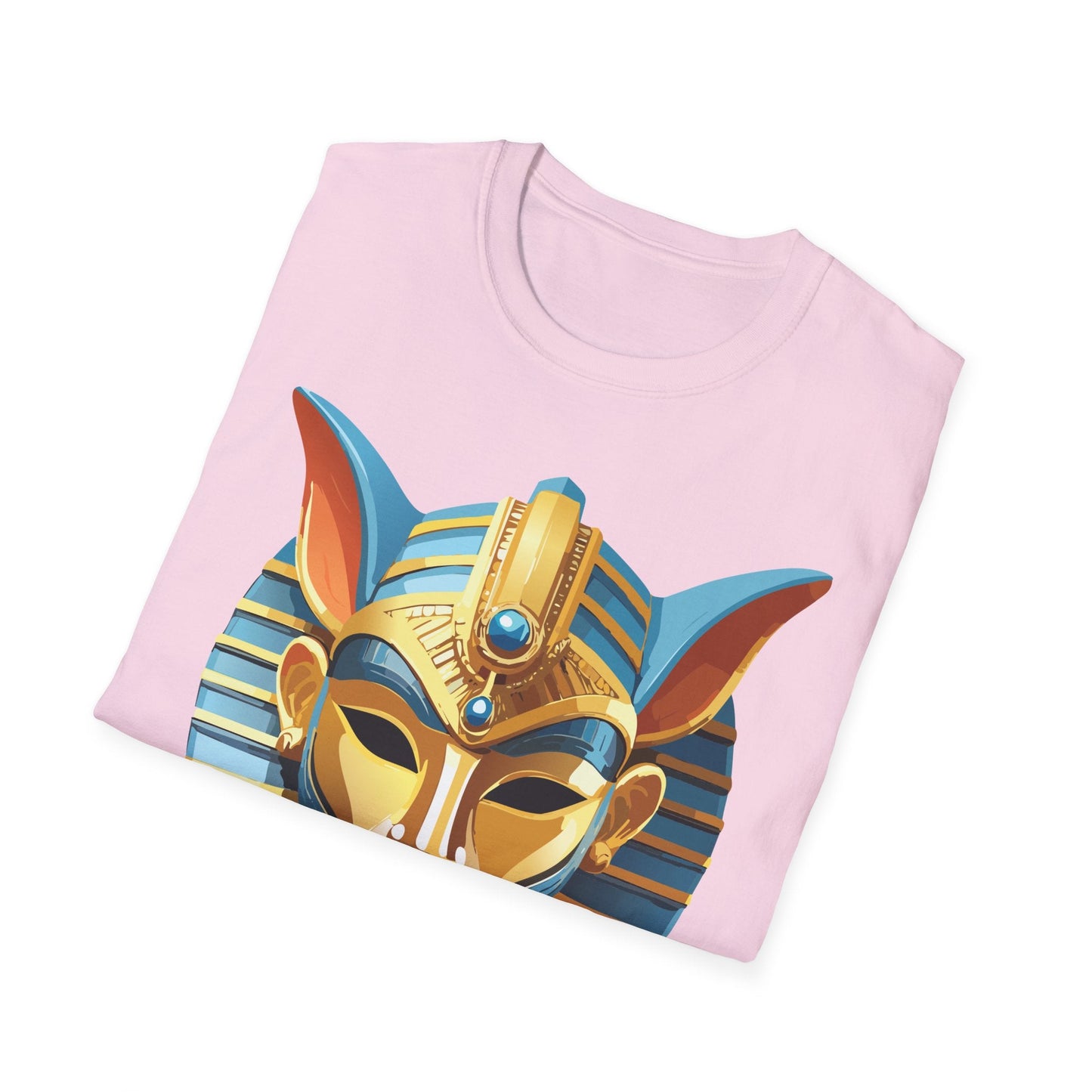 Mask Tee Shirt Unisex Softstyle Cotton Tee With Masquerade Art Design Gildan Softstyle