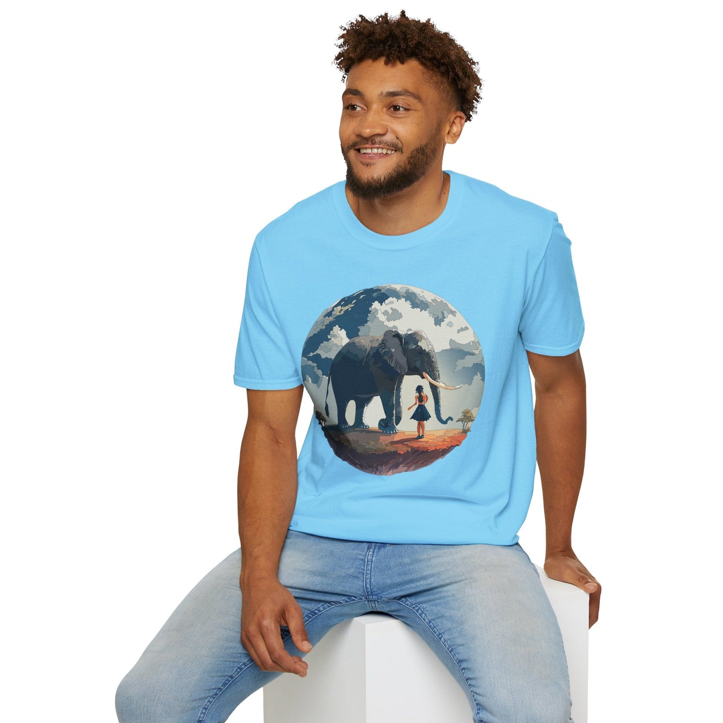 Womens Graphic T Shirt Art Design Tee Softstyle Gildan 64000 100 Percent Ring Spun Cotton