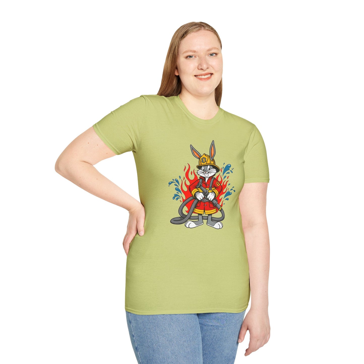 Bugs Bunny T Shirt Unisex Cartoon Tee Softstyle 64000 Cotton Graphic Tee For Fans