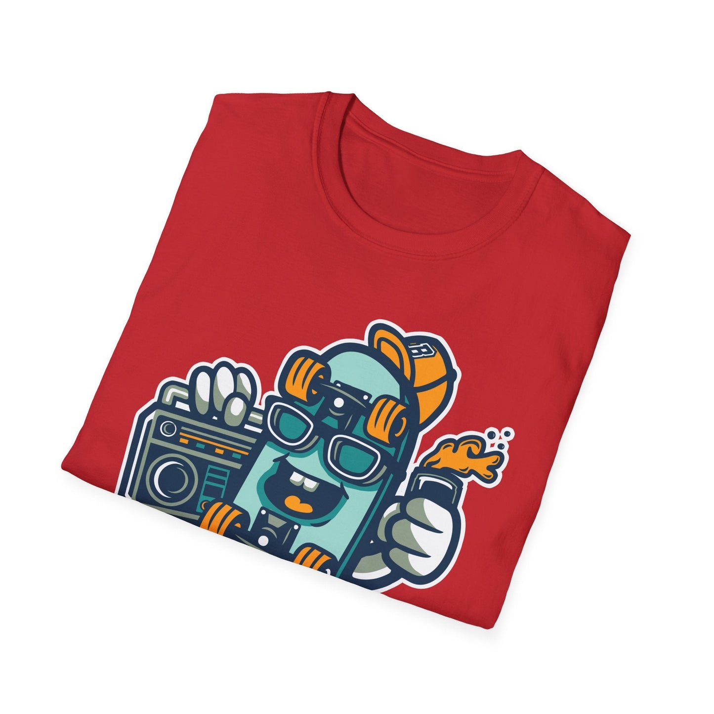 Cartoon Animation T Shirt Unisex Funny Tee Gildan Softstyle 64000 Ring Spun Cotton