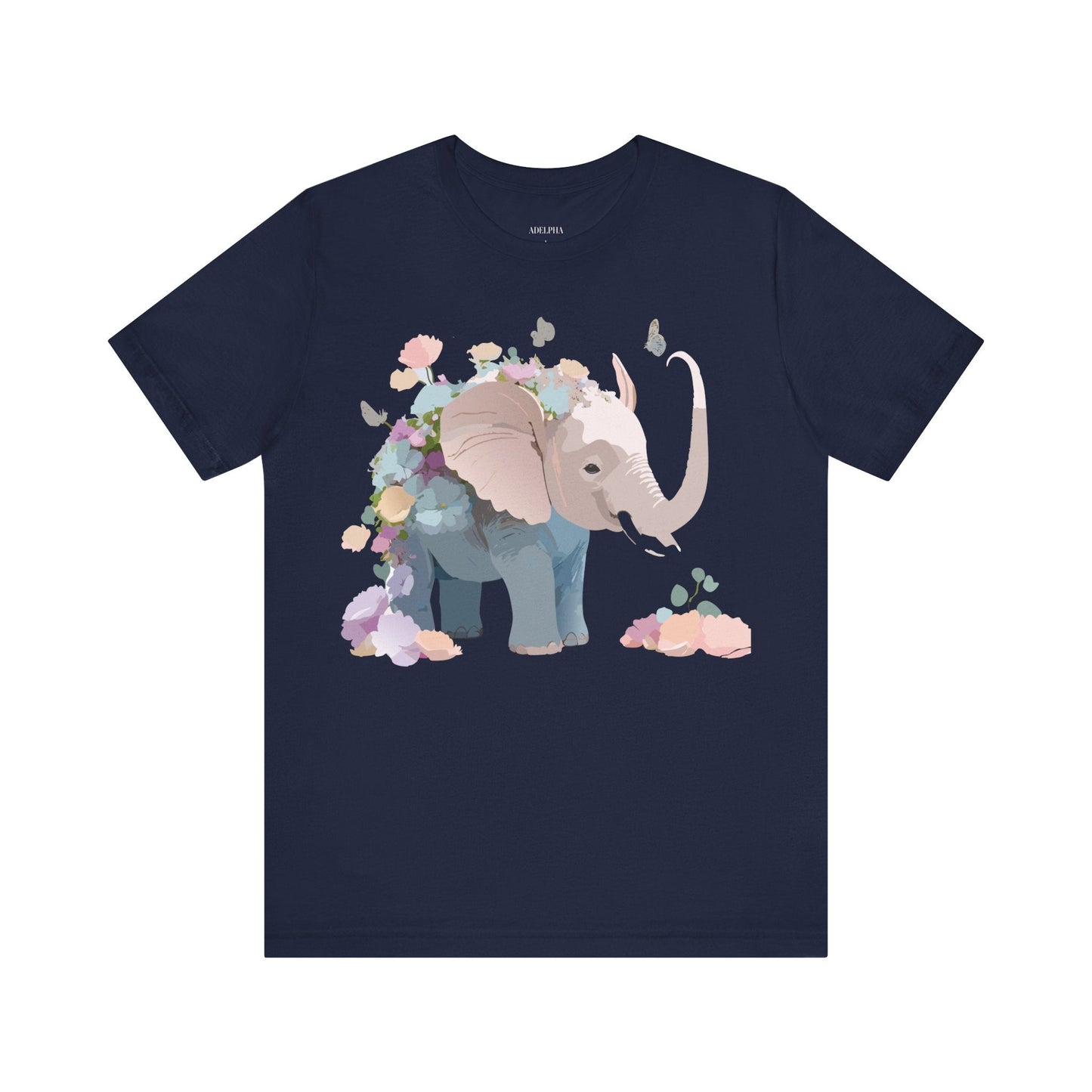 Elephant Graphic Tee Unisex Vintage Inspired Artwork Premium Adelpha Jersey Short Sleeve