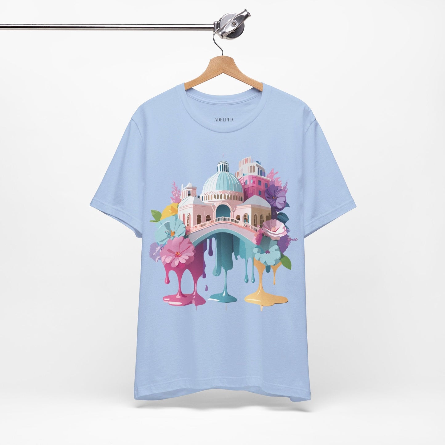 Venice Inspired Tourist Shirt Unisex Graphic Tee Adelpha Vintage Artwork Design Art