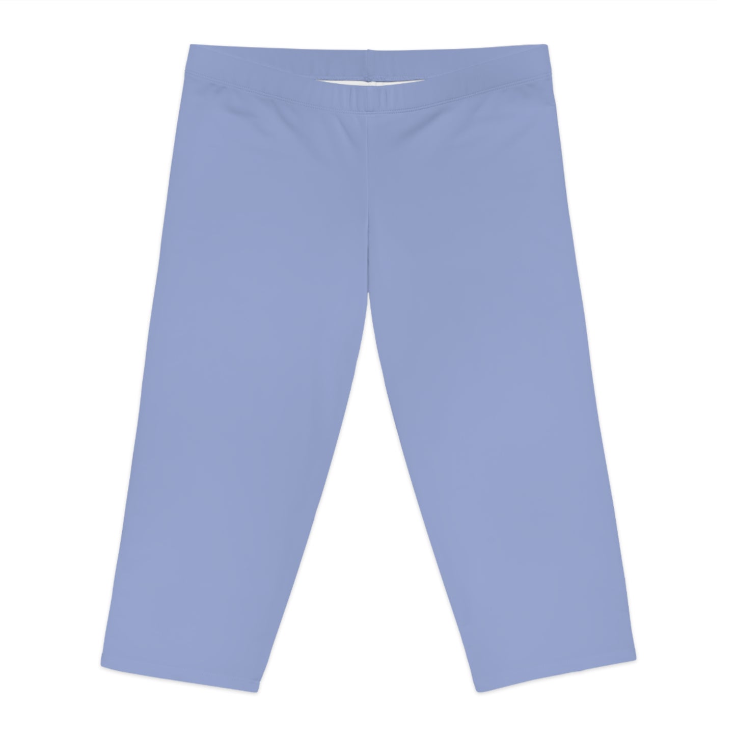 Blue Color Capri Leggings, Blue Capri Leggings 17