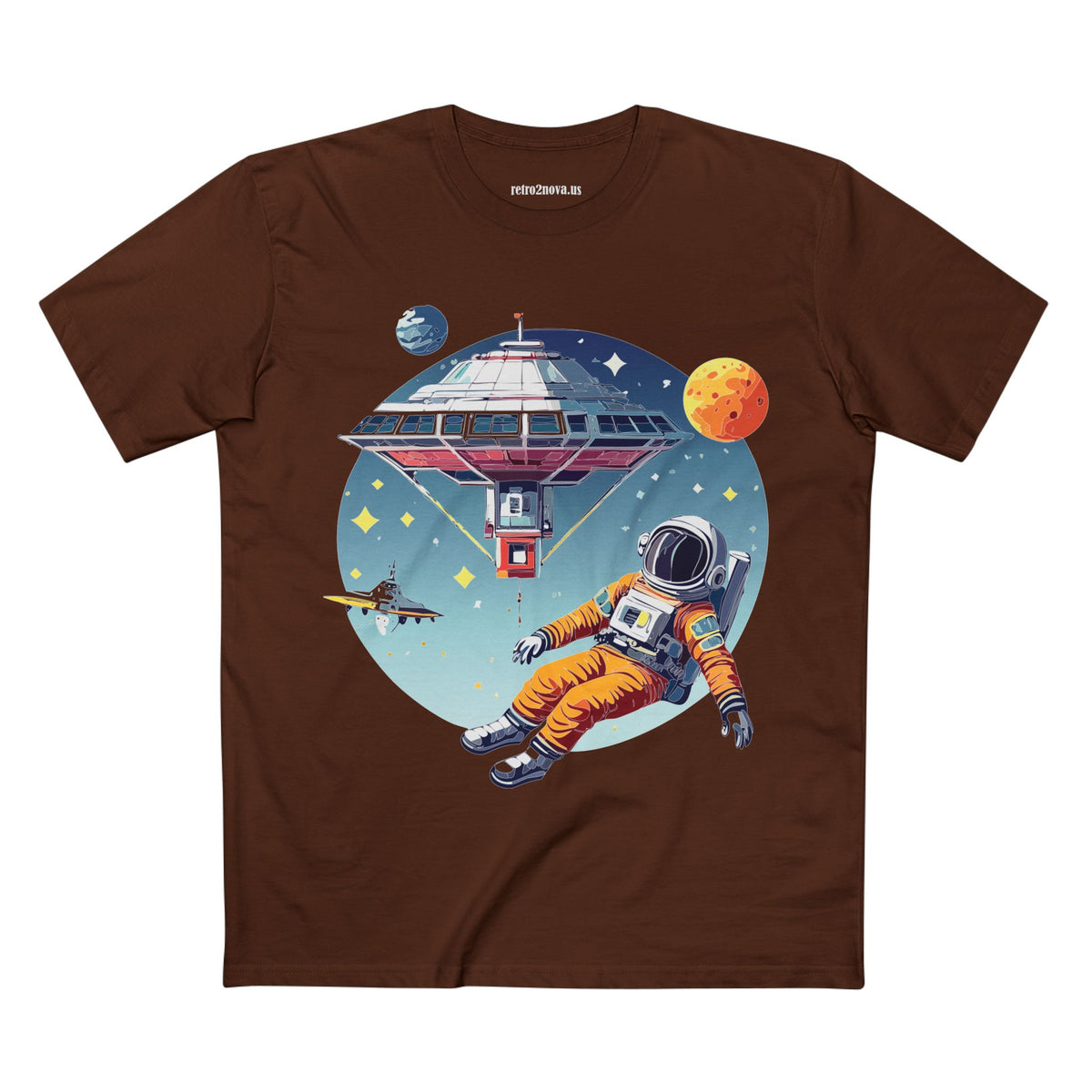 Cosmos Astronaut Graphic Tee Staple Unisex 100 Cotton Tee Shirt - CS-16