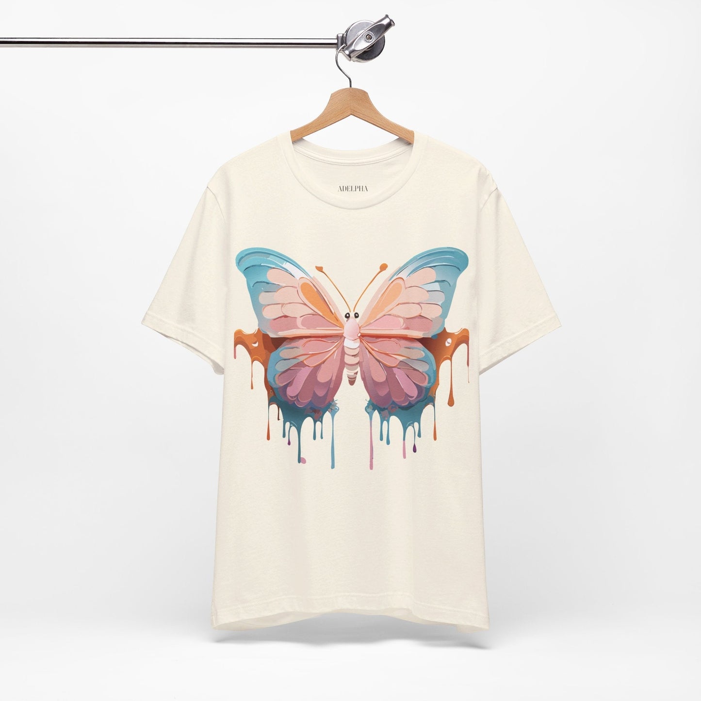 Adelpha Vintage Inspired Graphic Tee Unisex Short Sleeve Shirt