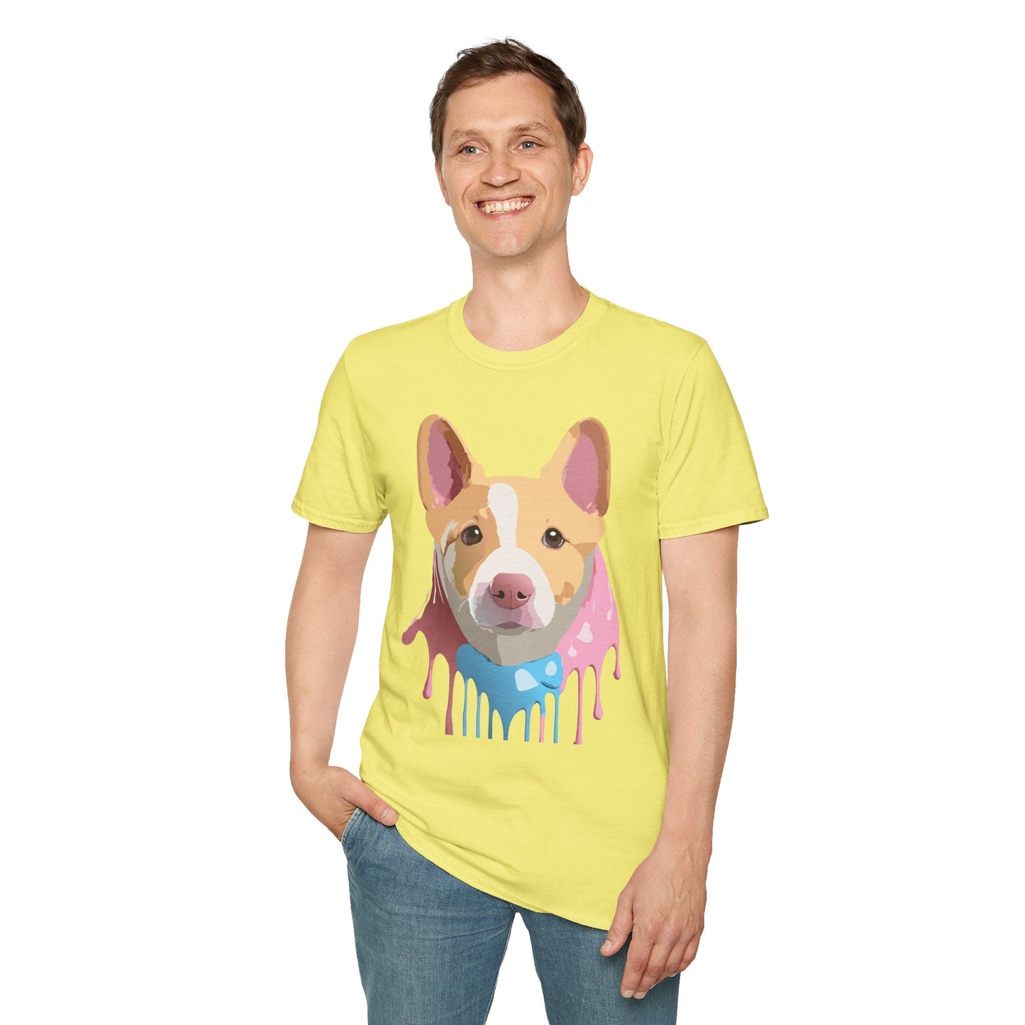 Dog Shirt Unisex Animal Print Tee Cotton T Shirt For Pet Lovers