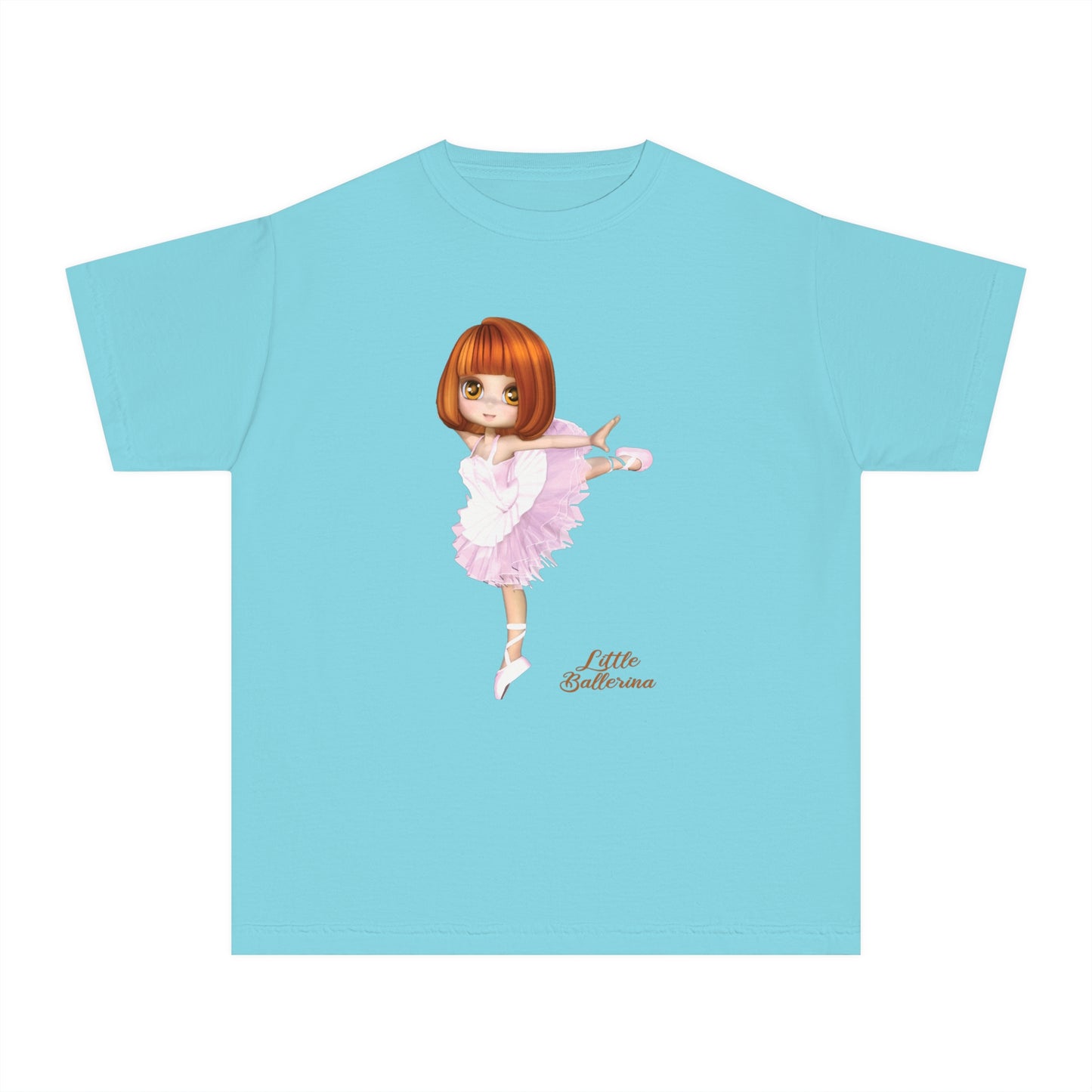 Youth Tee Shirt with Little Ballerina