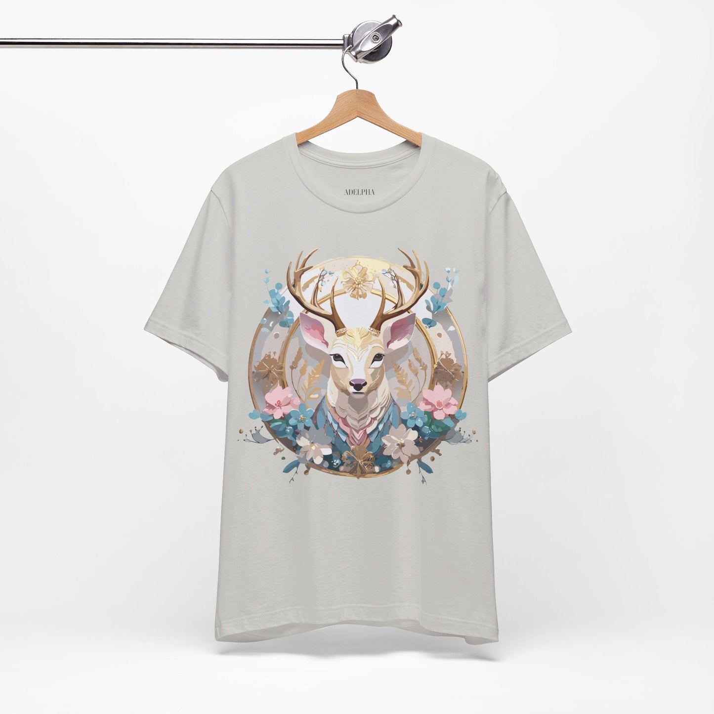Medallion Graphic Unisex 100 Cotton Vintage Animal Medal Artwork Tee 70