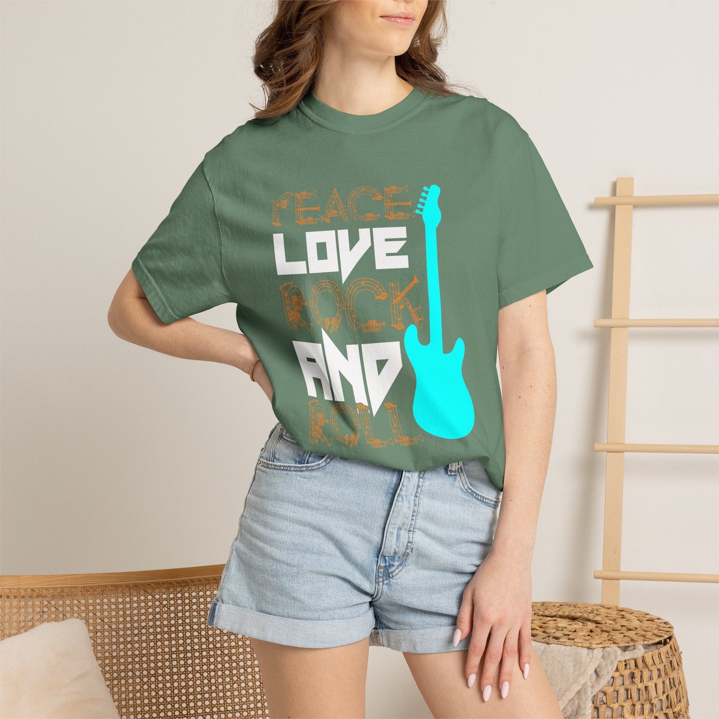 Music Graphic Design Unisex Cotton T-shirt 078