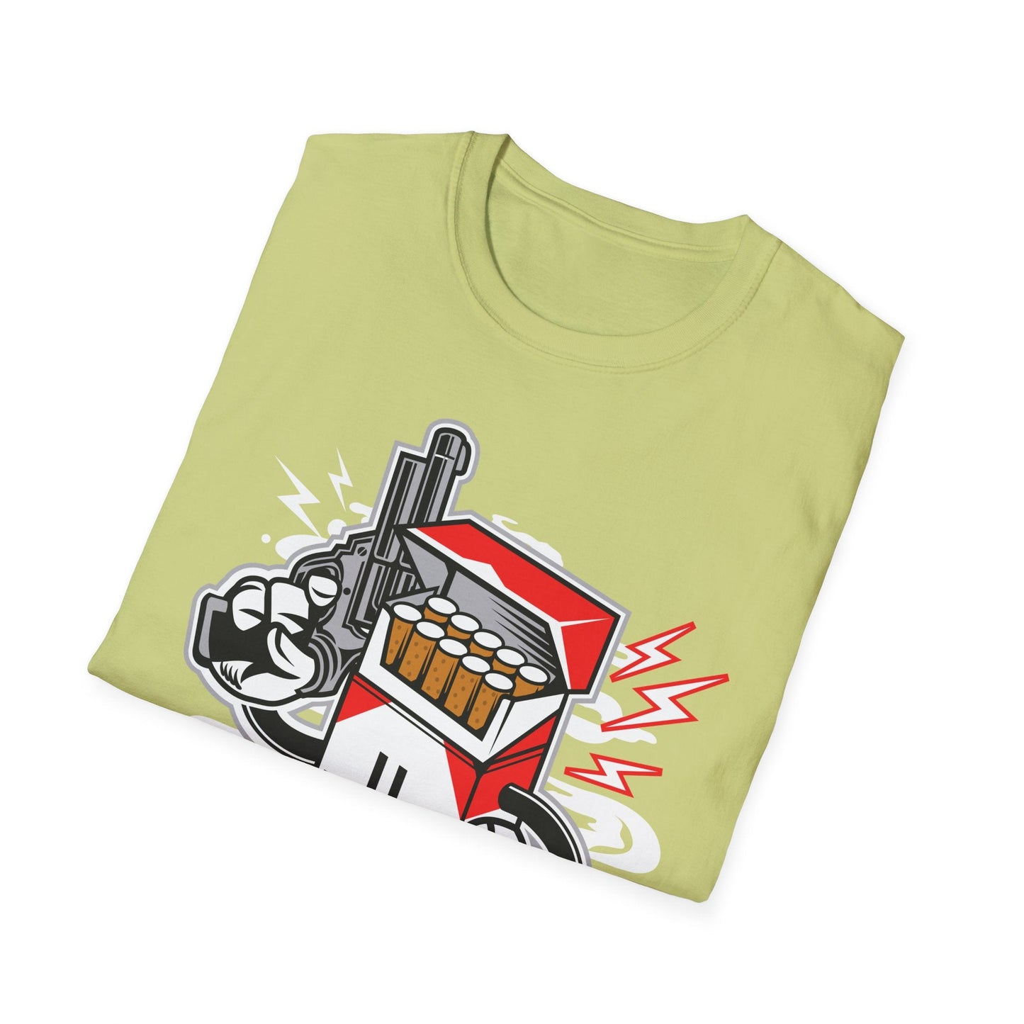 Cartoon T Shirt Animation Tee Funny Unisex Gildan Softstyle 64000 100 Percent Ring Spun Cotton