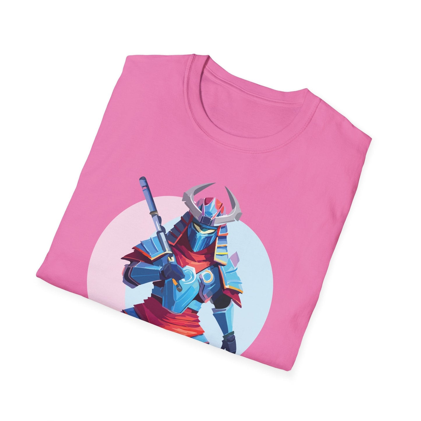 Samurai T Shirt Unisex Softstyle Tee Made From 100 Percent Ring Spun Cotton Gildan 64000