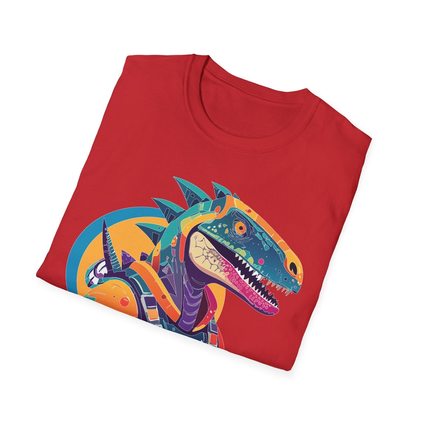 Alien Graphic Unisex Cotton Softstyle UFO Artwork Tee 6