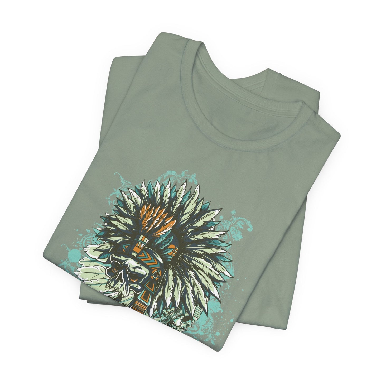 Skull Graphic Design Unisex Cotton Tee Shirt Art-14