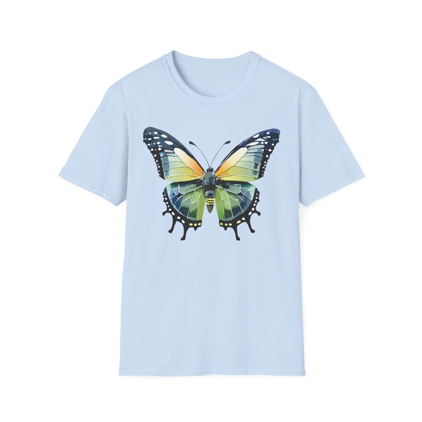 Butterfly Shirt Unisex Softstyle Gildan 64000 Monarch Butterfly Graphic Tee For Men And Women