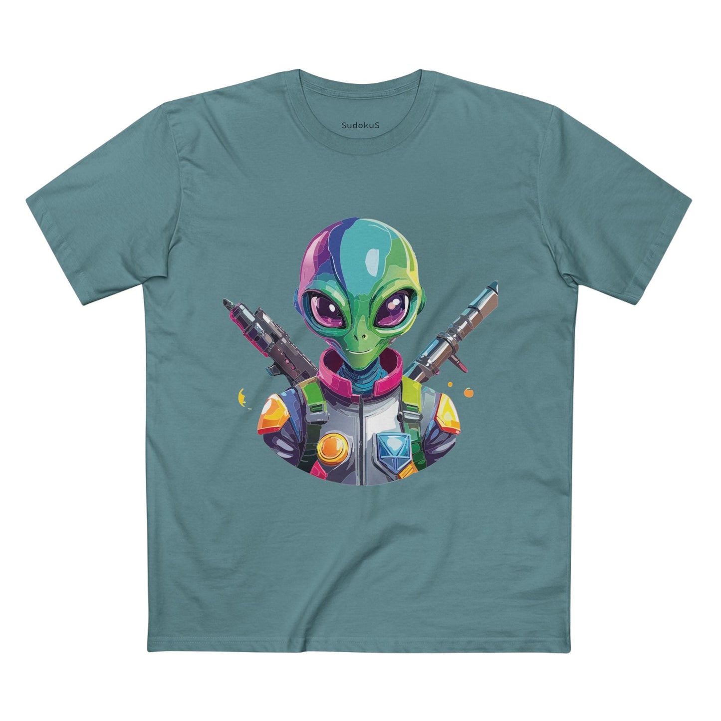 Aliens Graphic Unisex 100 Cotton Staple Tee 57