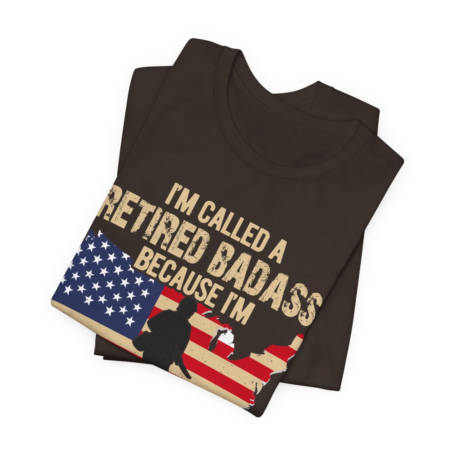 Army Veteran Patriotic Graphic Design Unisex Cotton T-Shirt v22
