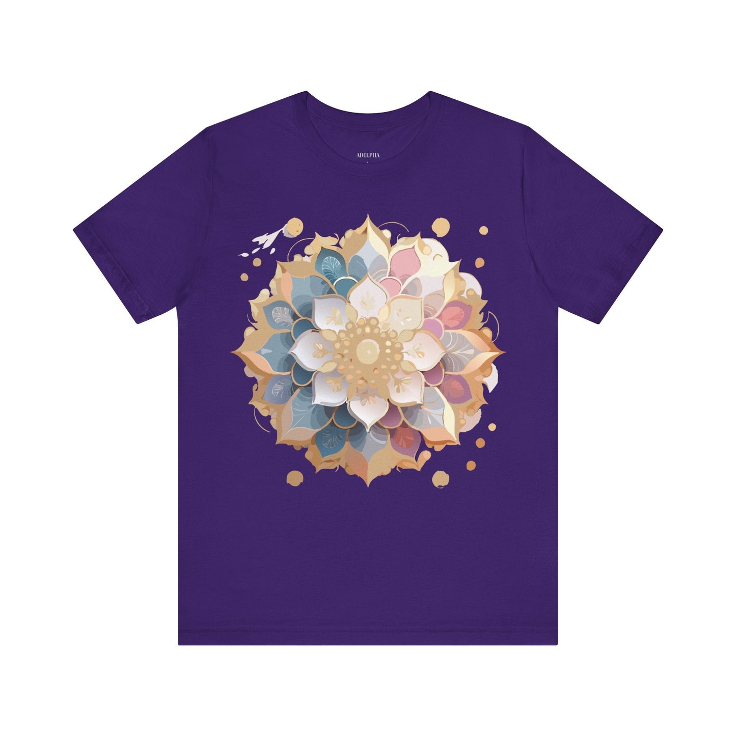 Mandala Graphic Tee Unisex Jersey Short Sleeve From Adelpha Vintage Inspired Artwork