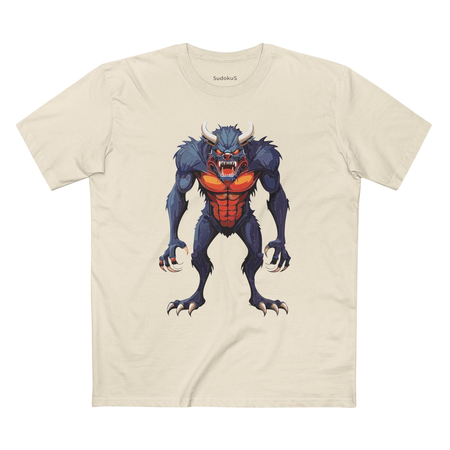 Cartoon Monsters Graphic Unisex 100 Cotton Staple Tee 11