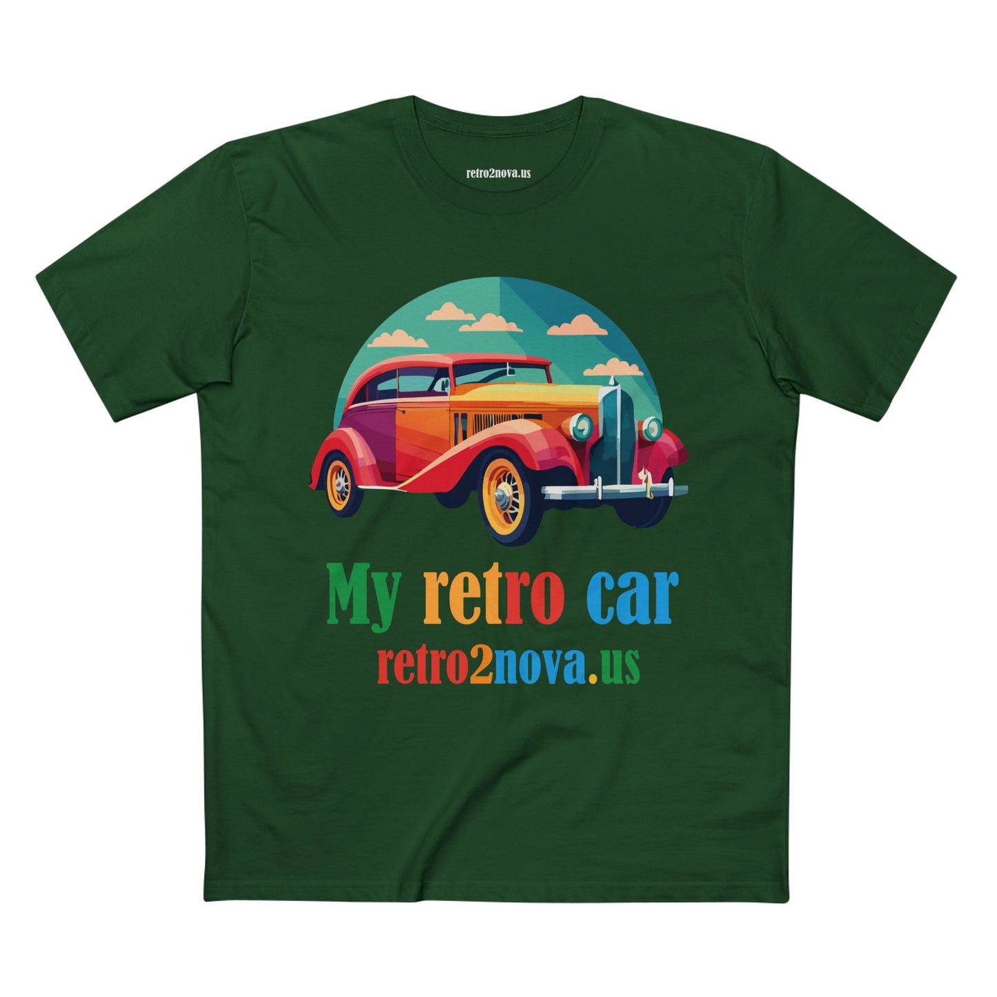Retro Car Tee Vintage Auto Shirt RC20 Unisex Premium Cotton Art Design From Our Exclusive Collection