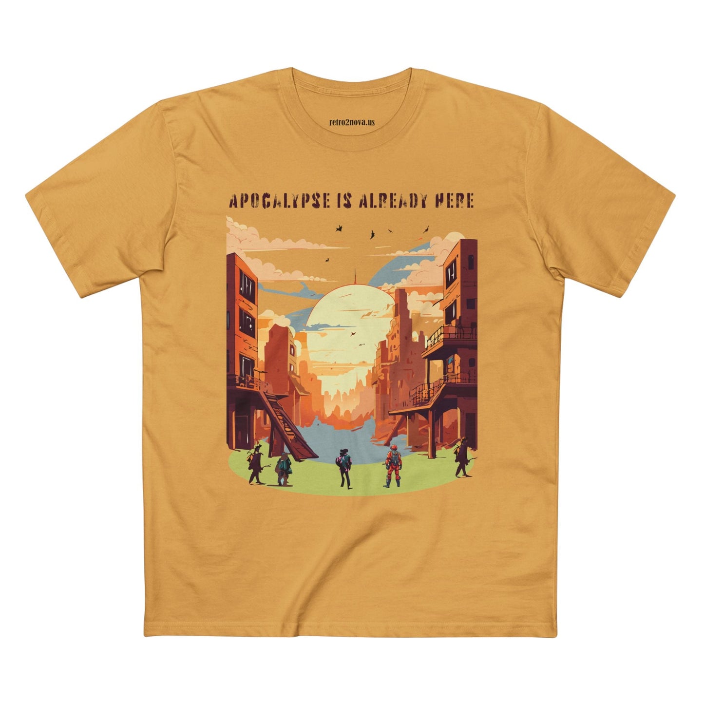 Cataclysm Doomsday Shirt Unisex Premium Cotton Tee Original Art Design Retro2Nova
