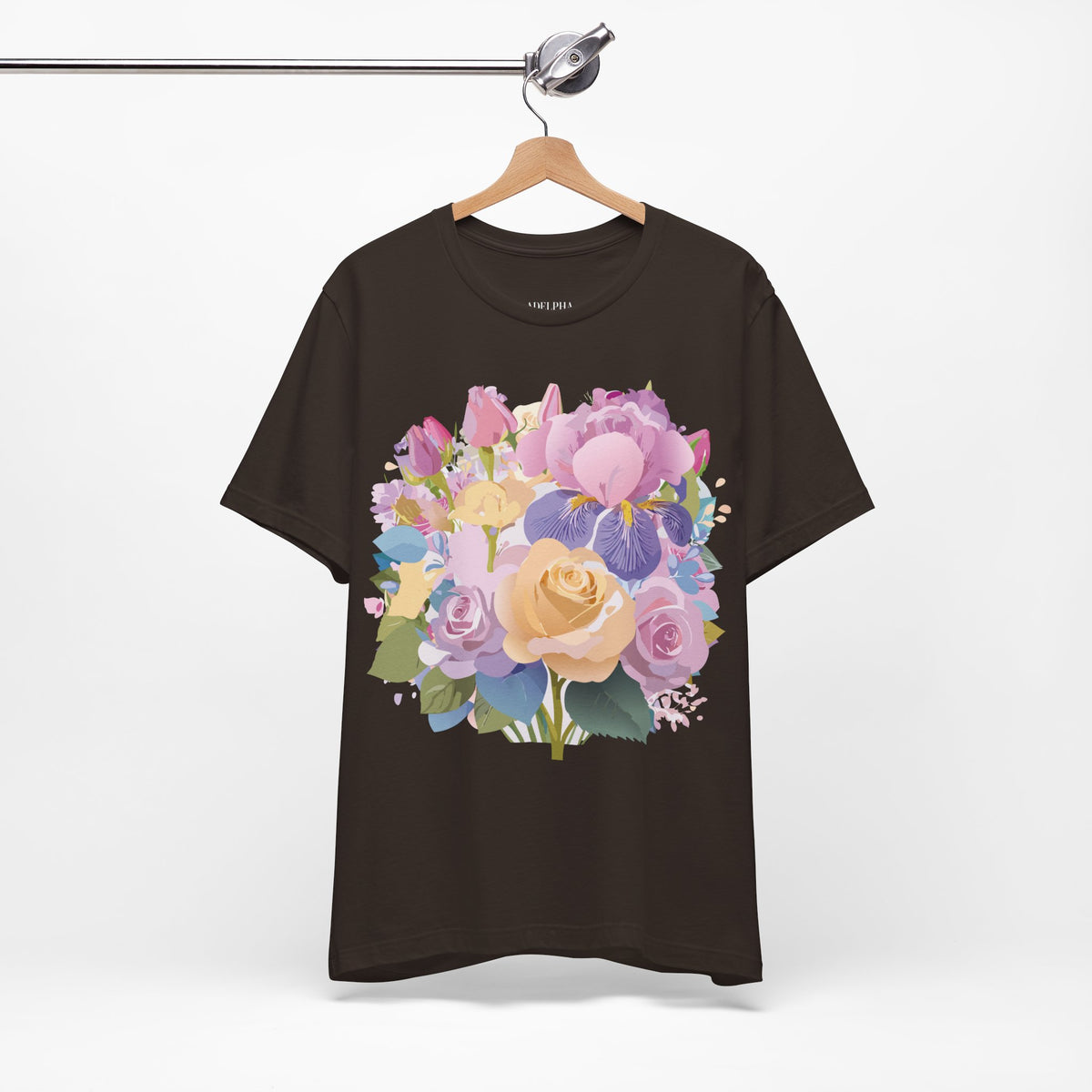 Floral Graphic Tee Shirt - Bella+Canvas Unisex 100 Cotton 45