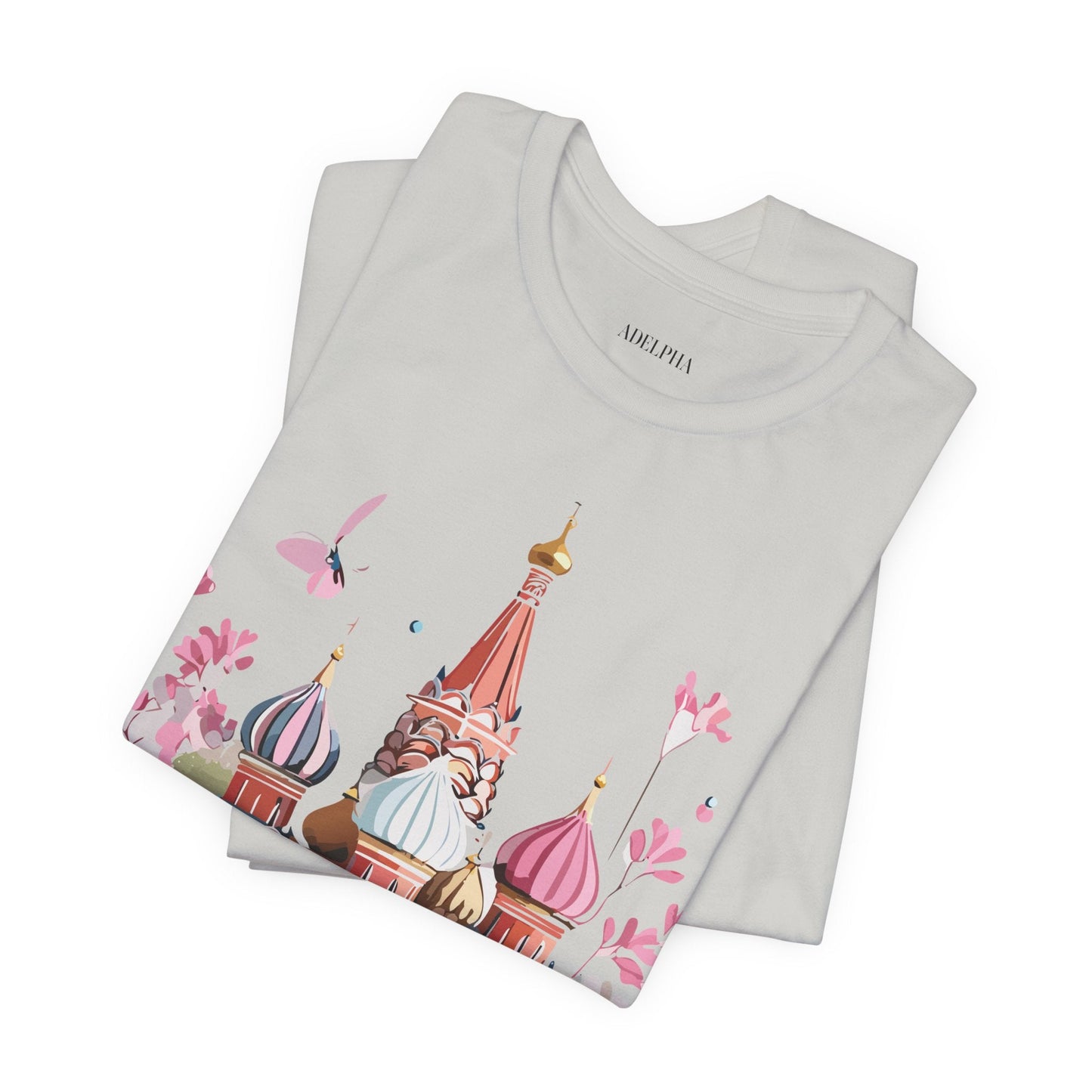 Premium Unisex Tourist Shirt Moscow Graphic Tee With Vintage Adelpha Artwork and Comfort