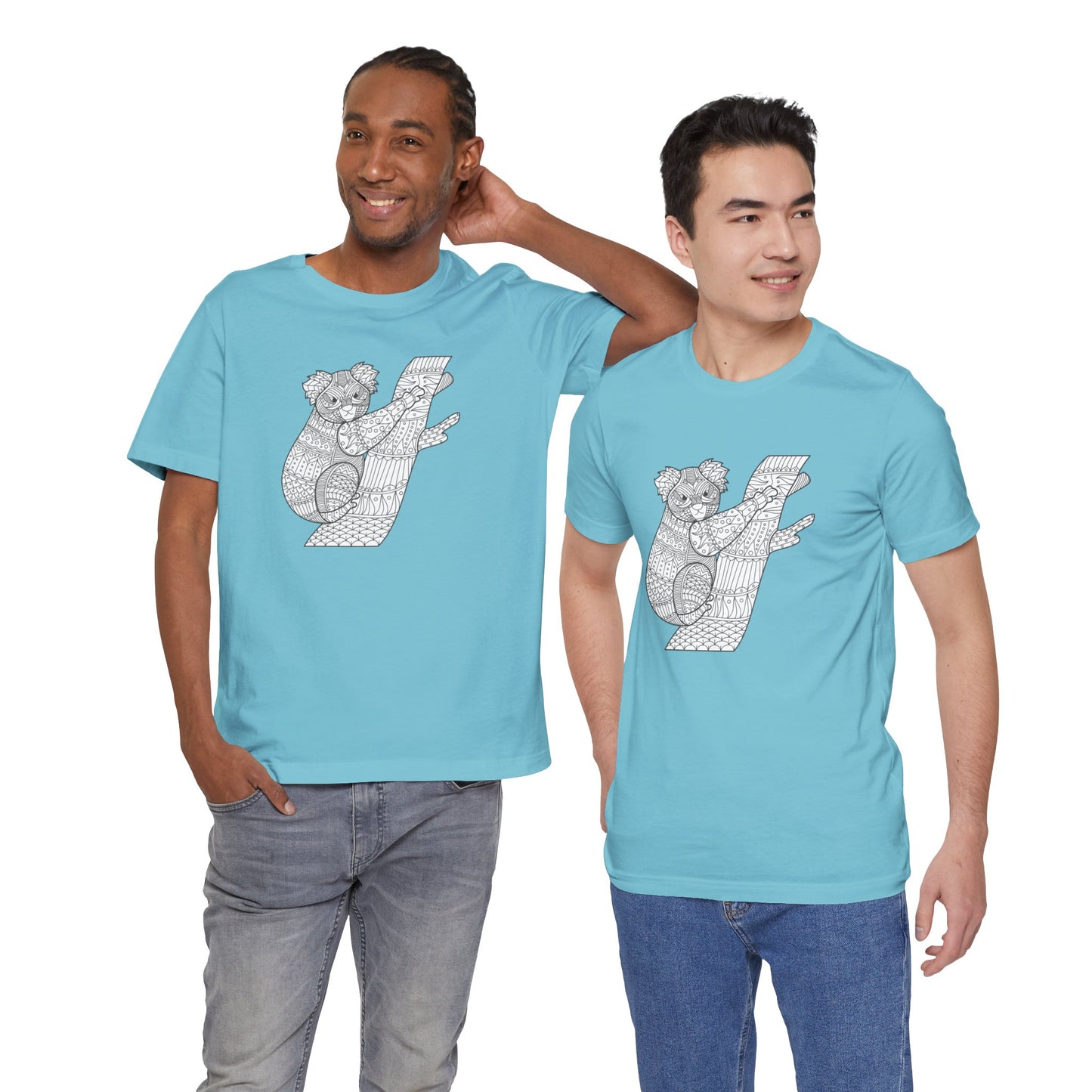 Unisex Tee Shirt with animals Print