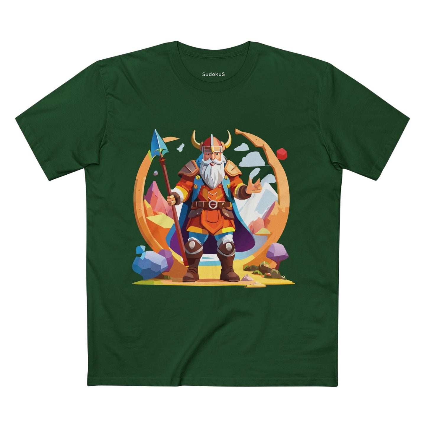 Viking Graphic Unisex 100 Cotton Staple Tee 9