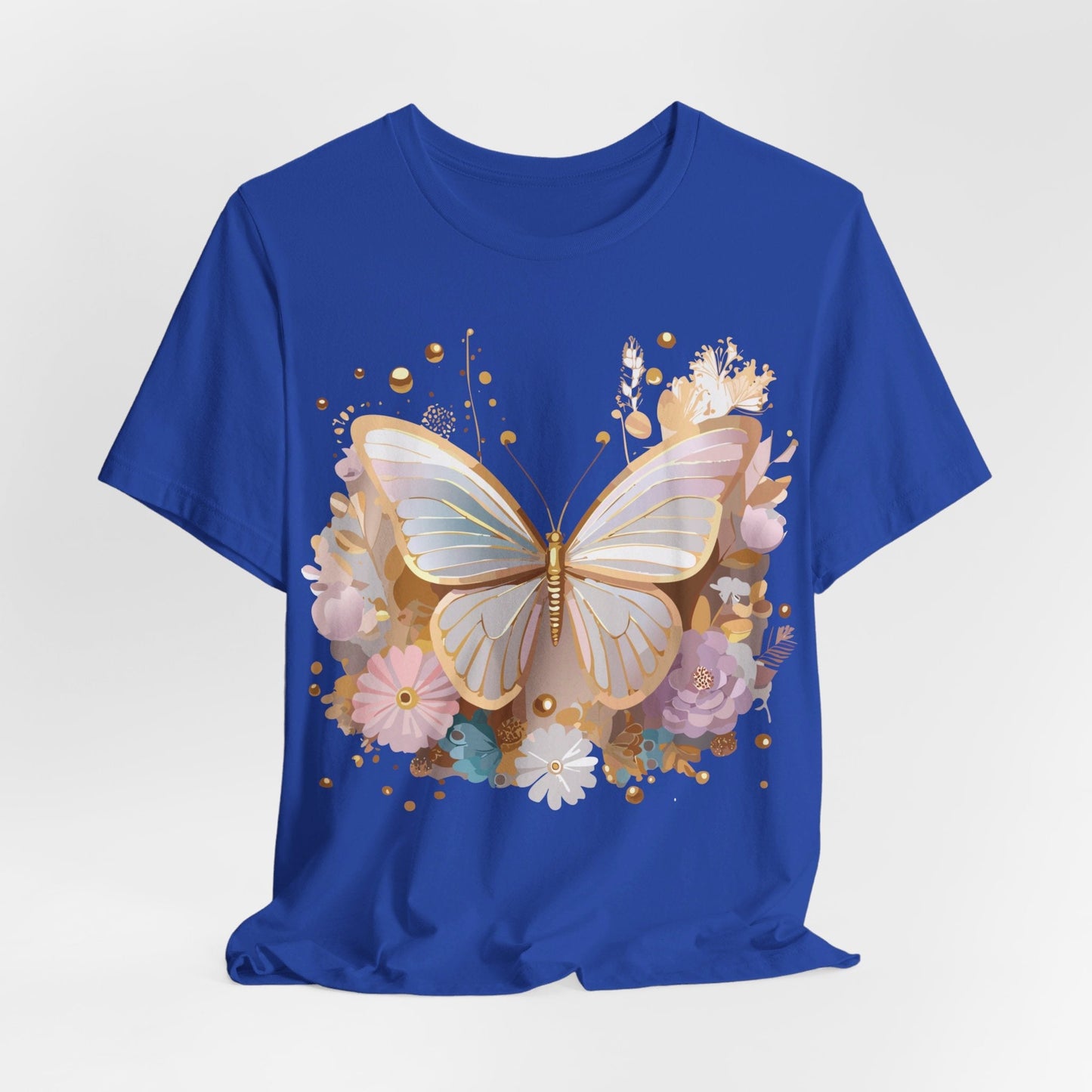 Unisex Graphic Tee With Adelpha Artwork Vintage Butterfly Inspired Art Design Tee