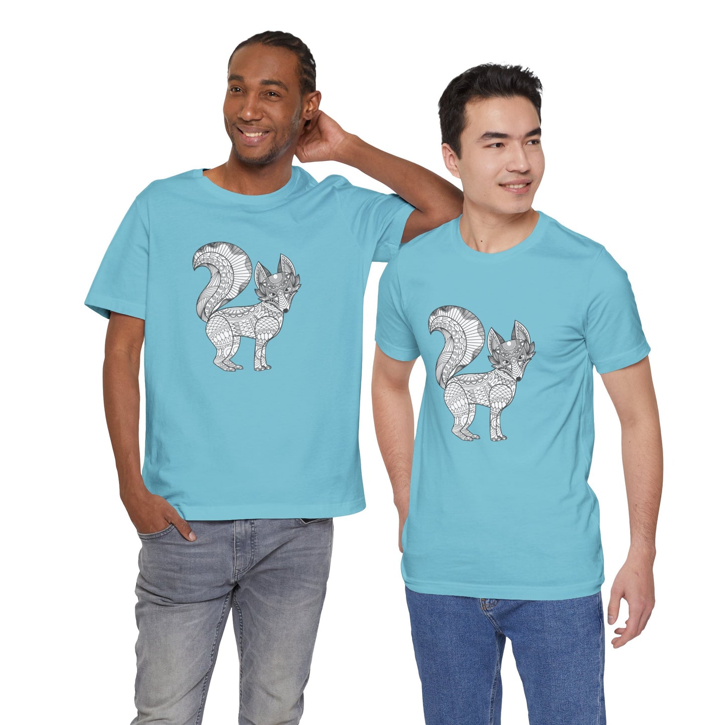 Unisex Tee Shirt with animals Print