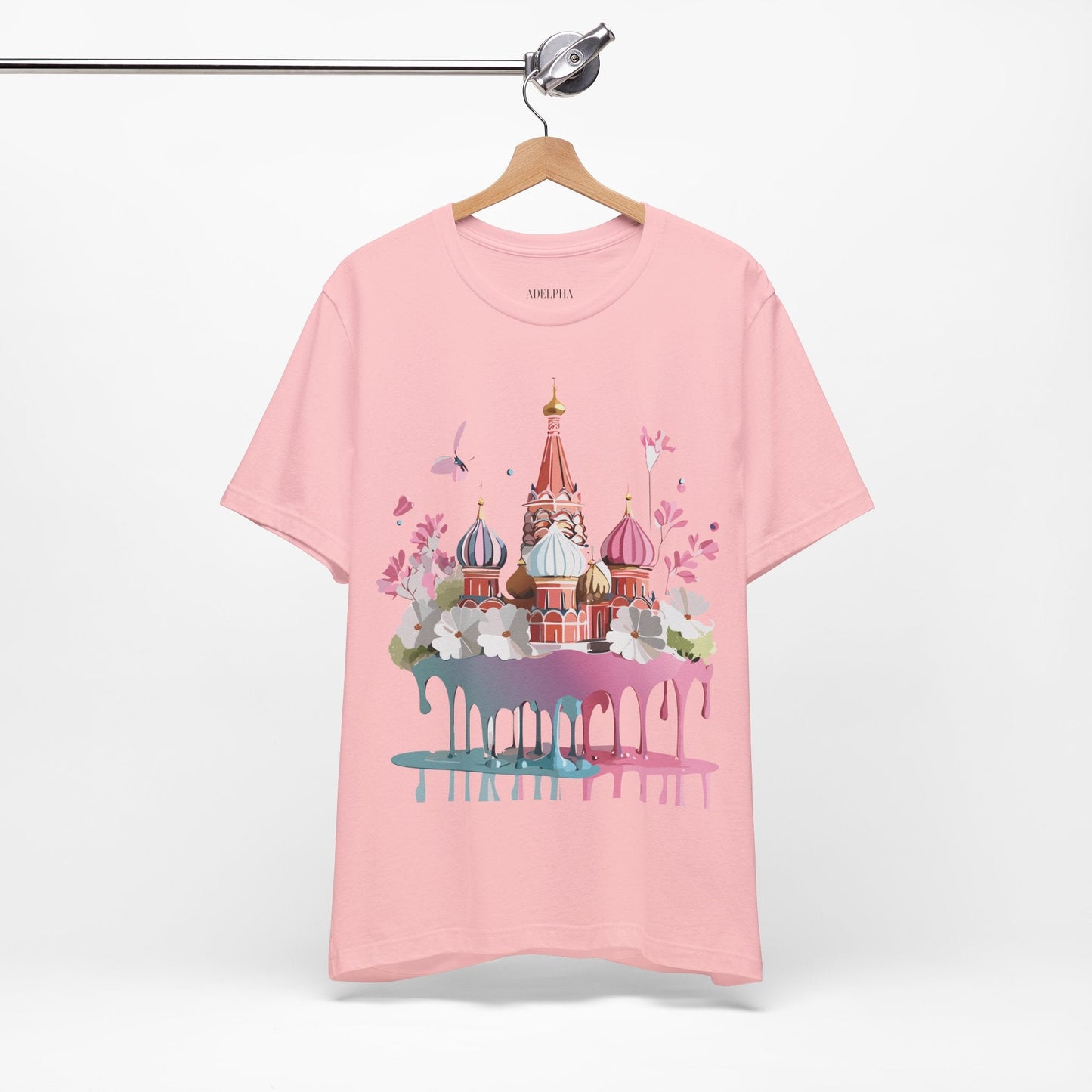 Premium Unisex Tourist Shirt Moscow Graphic Tee With Vintage Adelpha Artwork and Comfort