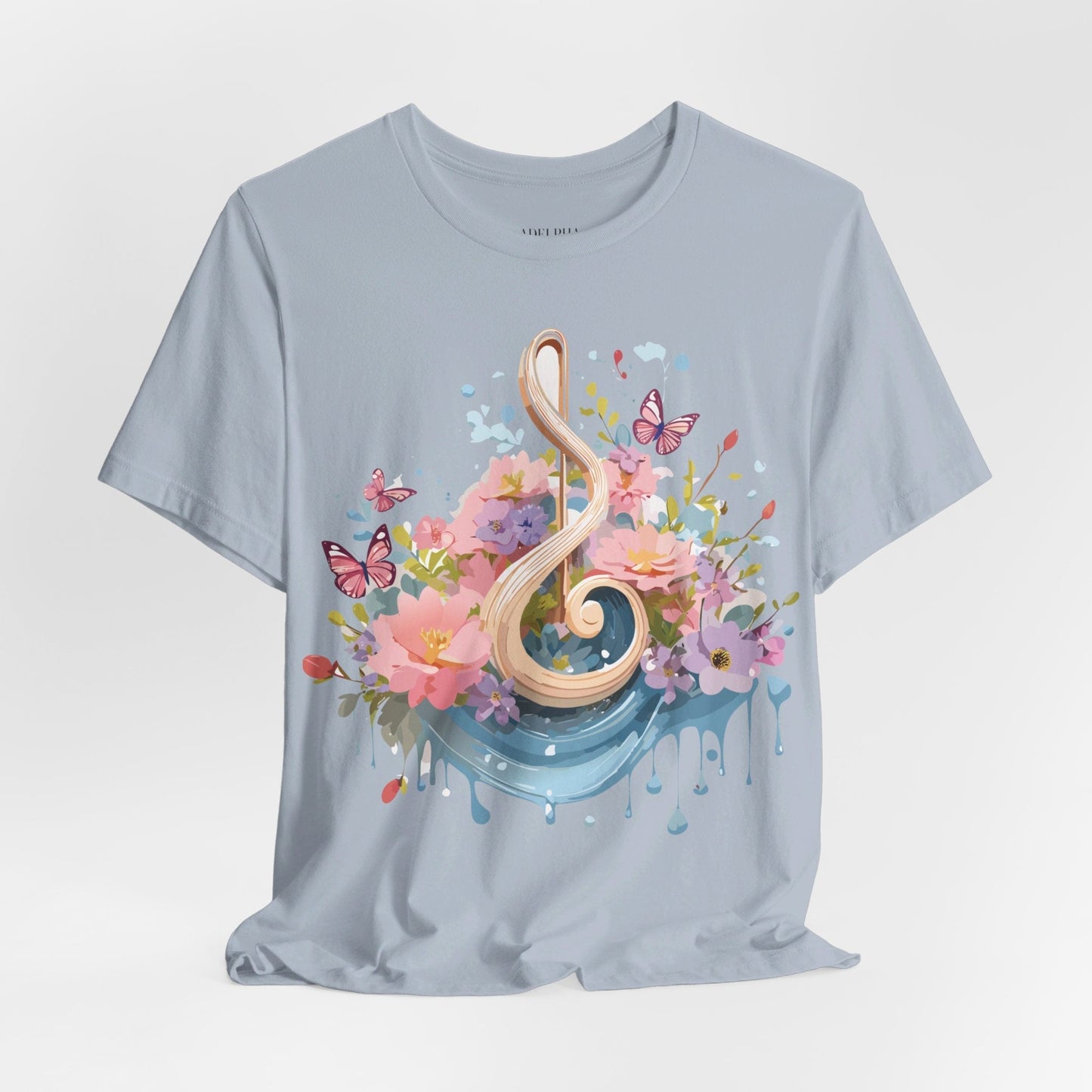 Music Graphic T Shirt Unisex Short Sleeve Adelpha Vintage Inspired Artwork Tee Premium Edition