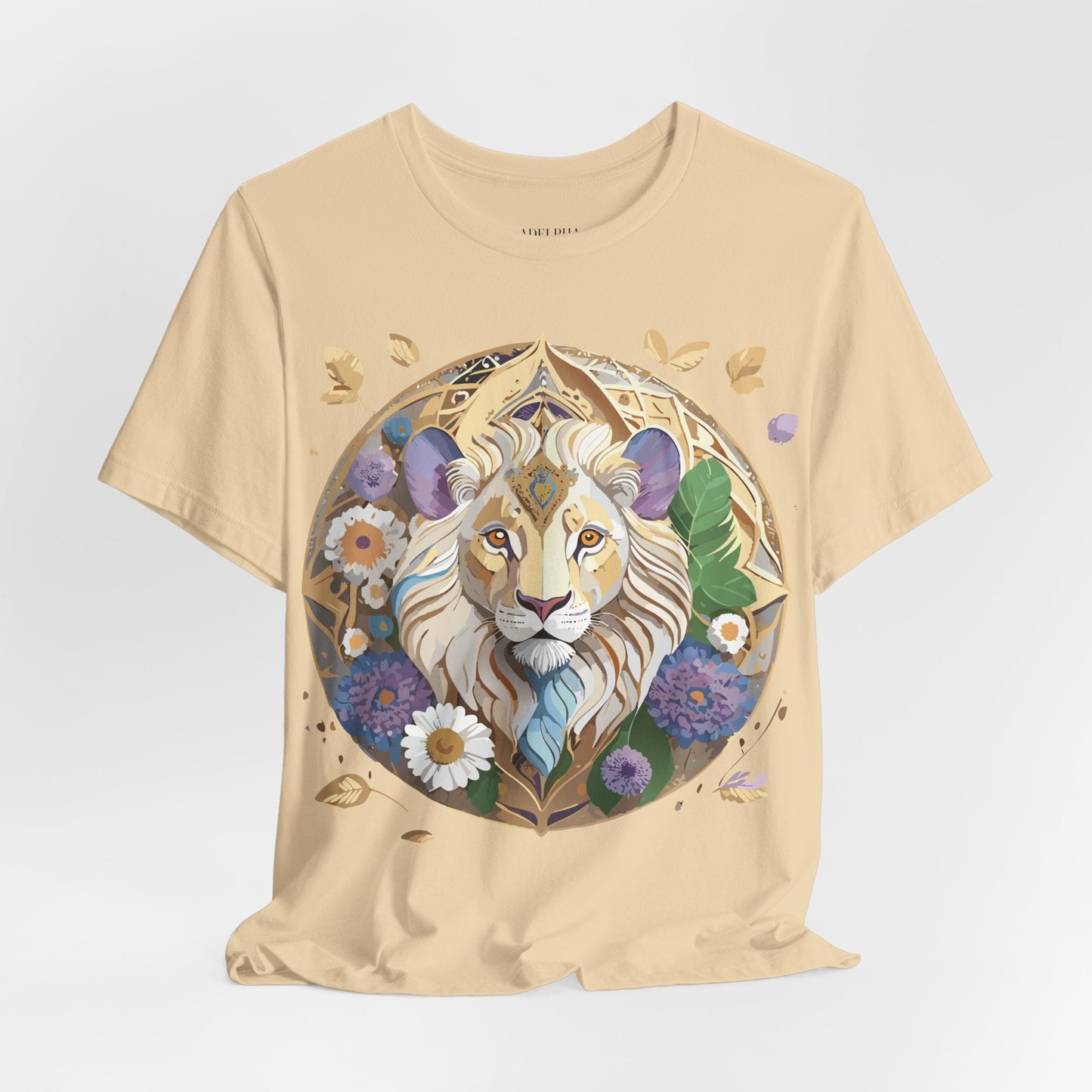 Adelpha Graphic Tee Unisex Medallion Shirt Vintage Inspired Art Design Short Sleeve