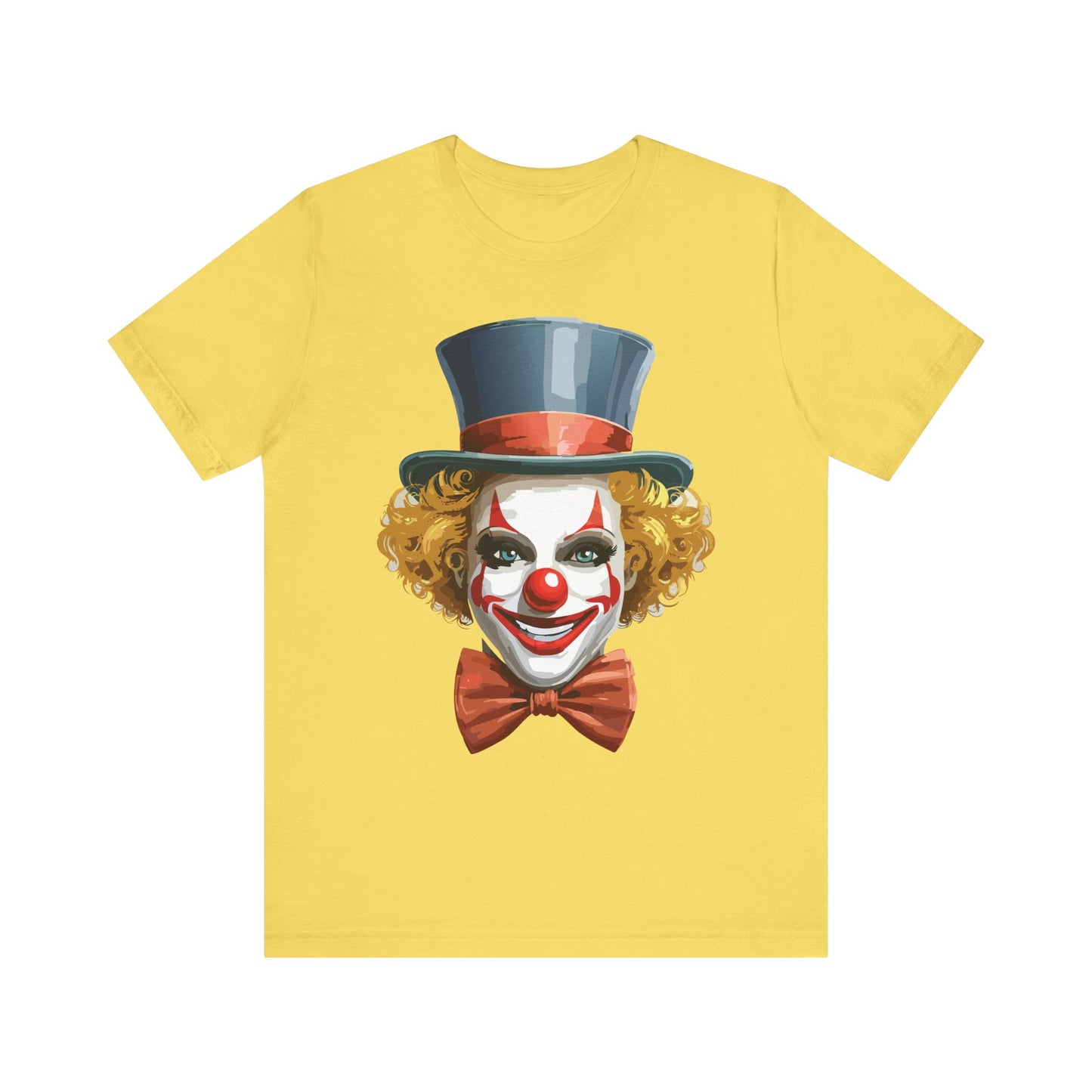Clown Shirt, Funny Shirt, T-Shirt with Clown, Funny Art Design Tee, Circus Tees, Circus T-Shirt, Unisex Humor Wear 11
