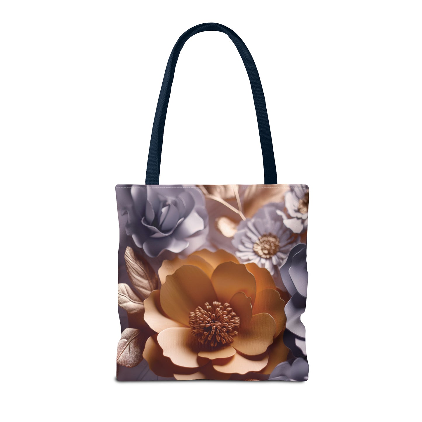 Canvas Bag with Floral Prints