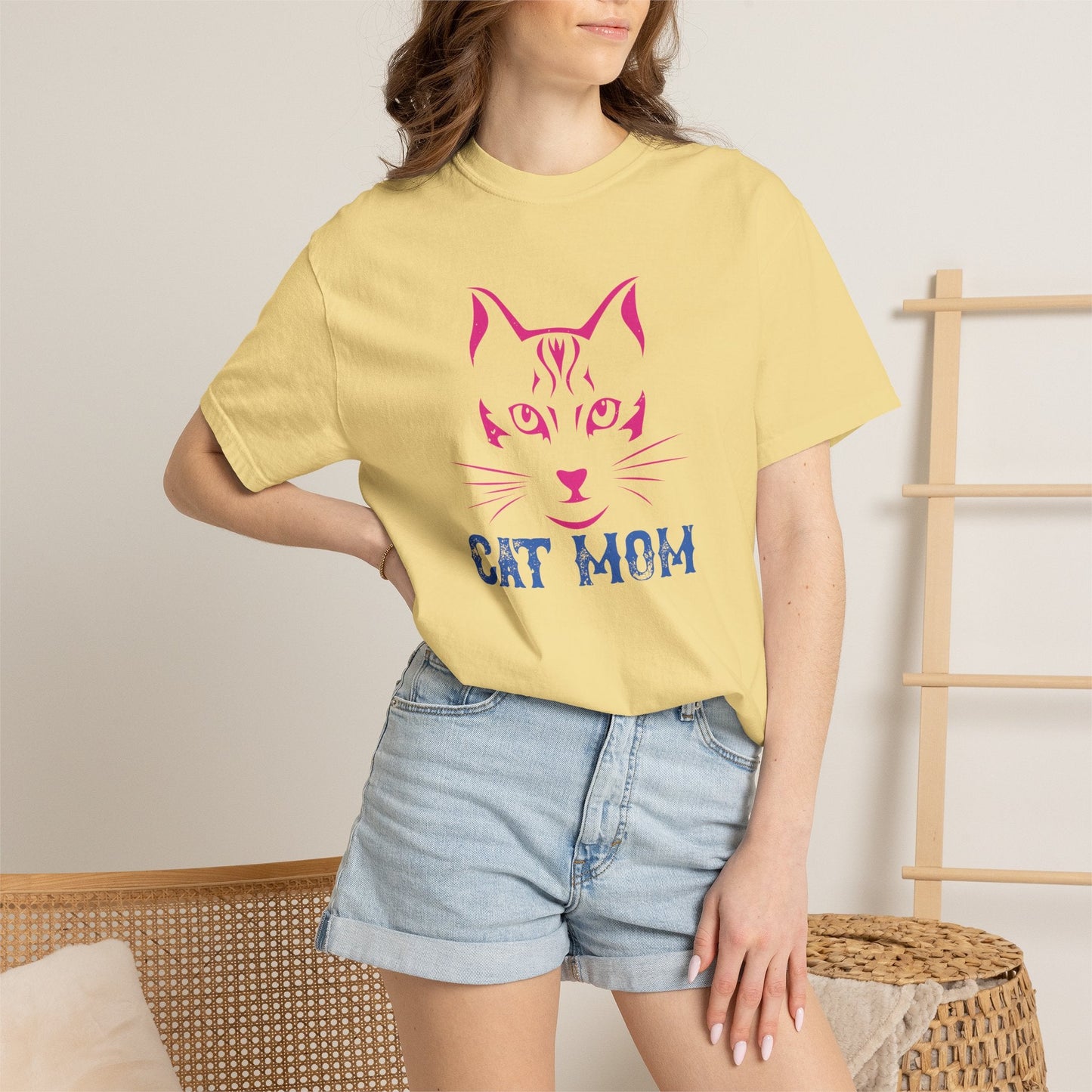 Mom T-shirt Mother Day Mama Tee Unisex Comfort Colors Garment-Dyed Cotton h66