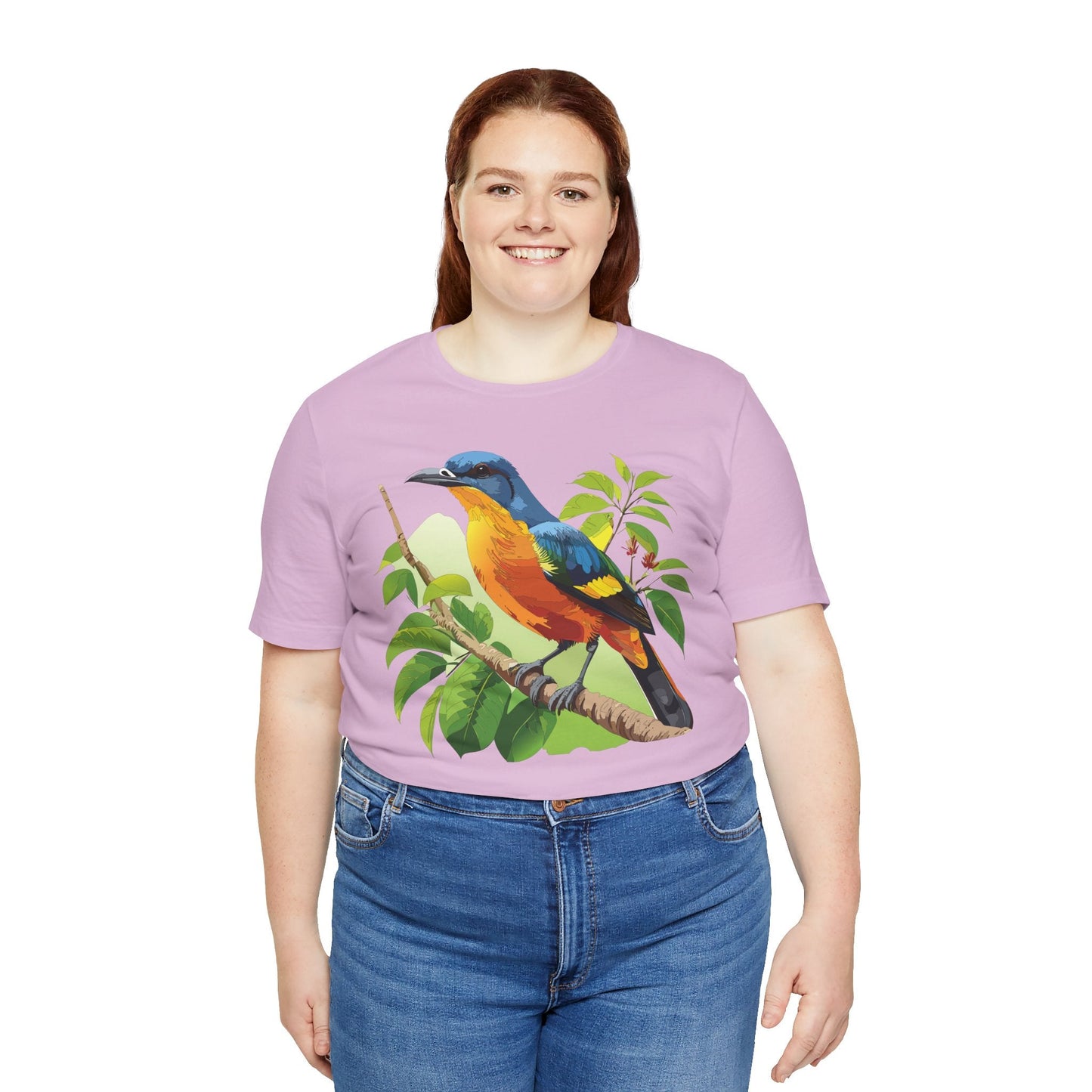 Unisex Animal Design Tee Shirt With Wildlife Graphics For Casual Everyday Wear And Comfort