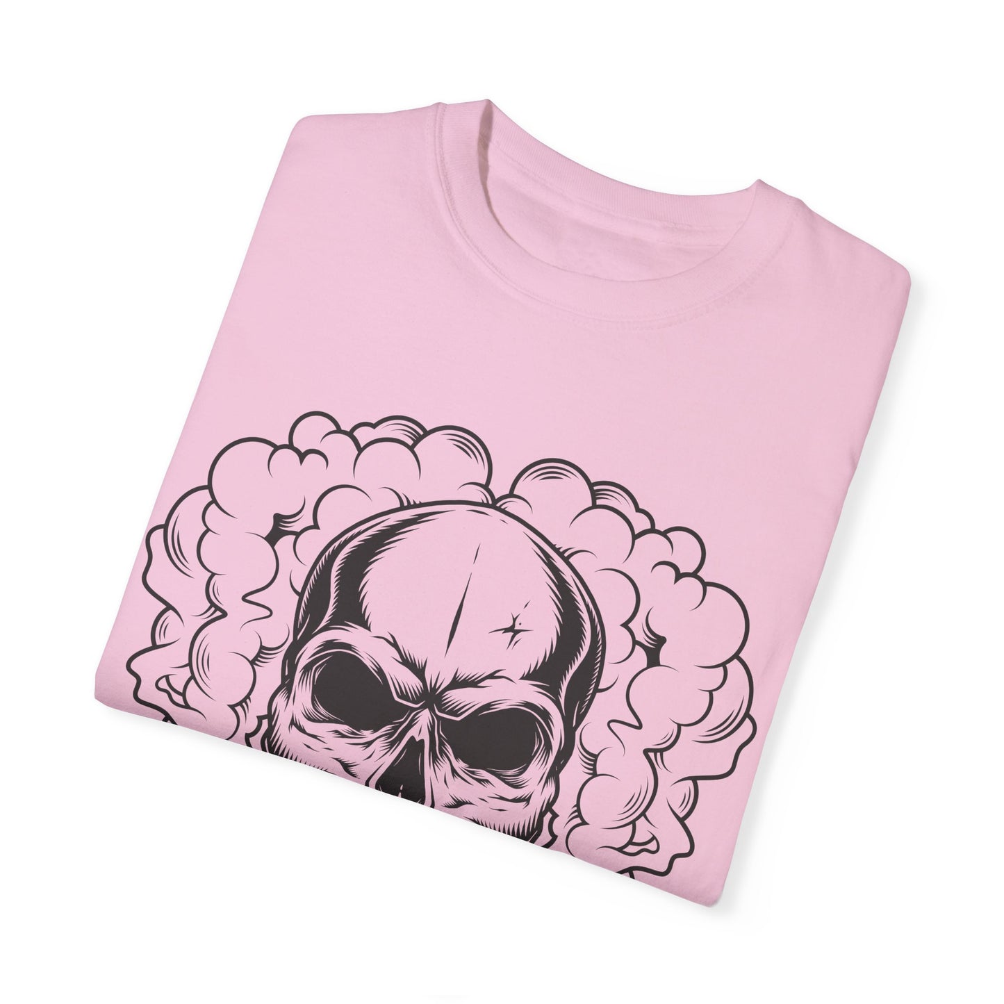 Unisex Cotton Tee Shirt with Skull