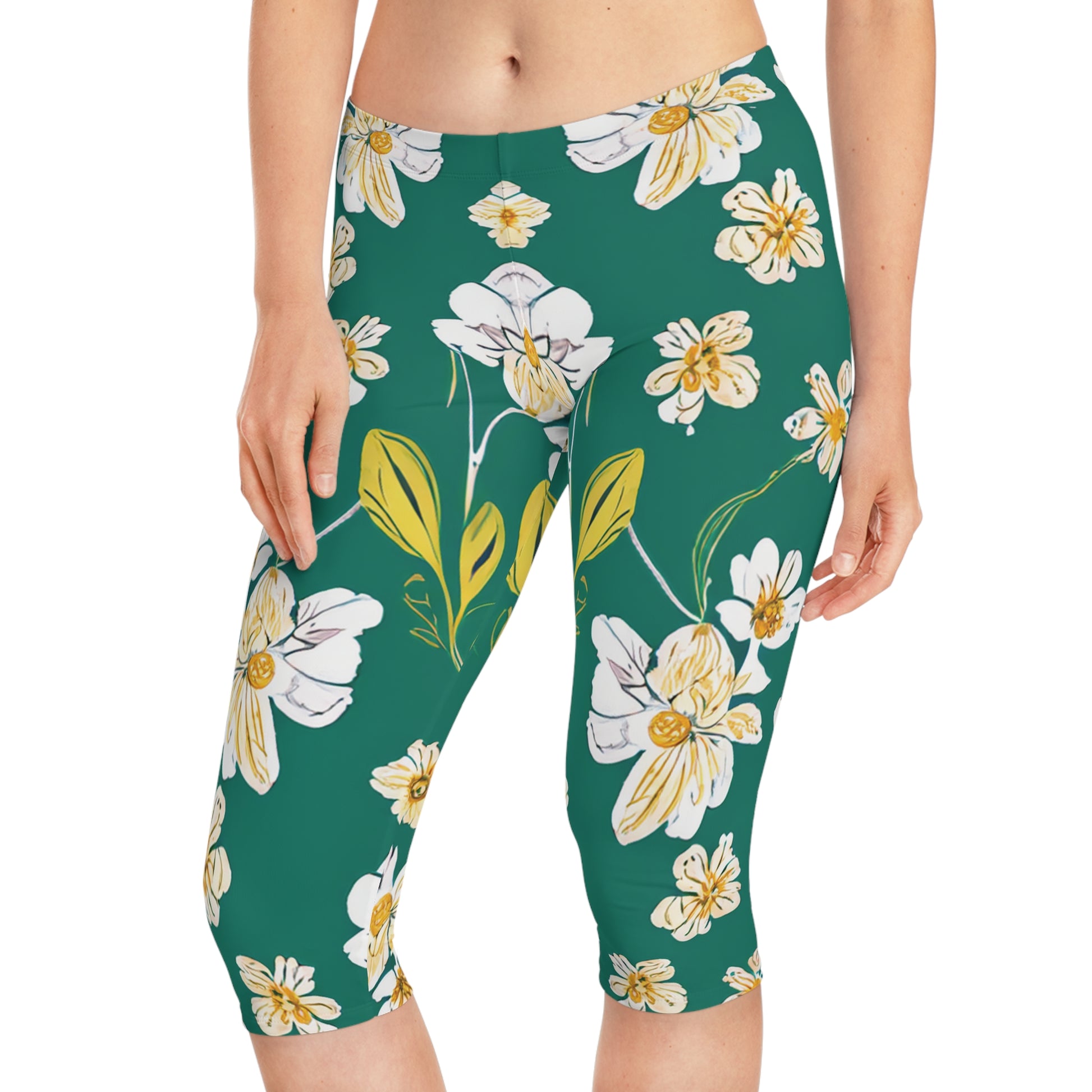 Floral Capri Leggings - PPU BEST