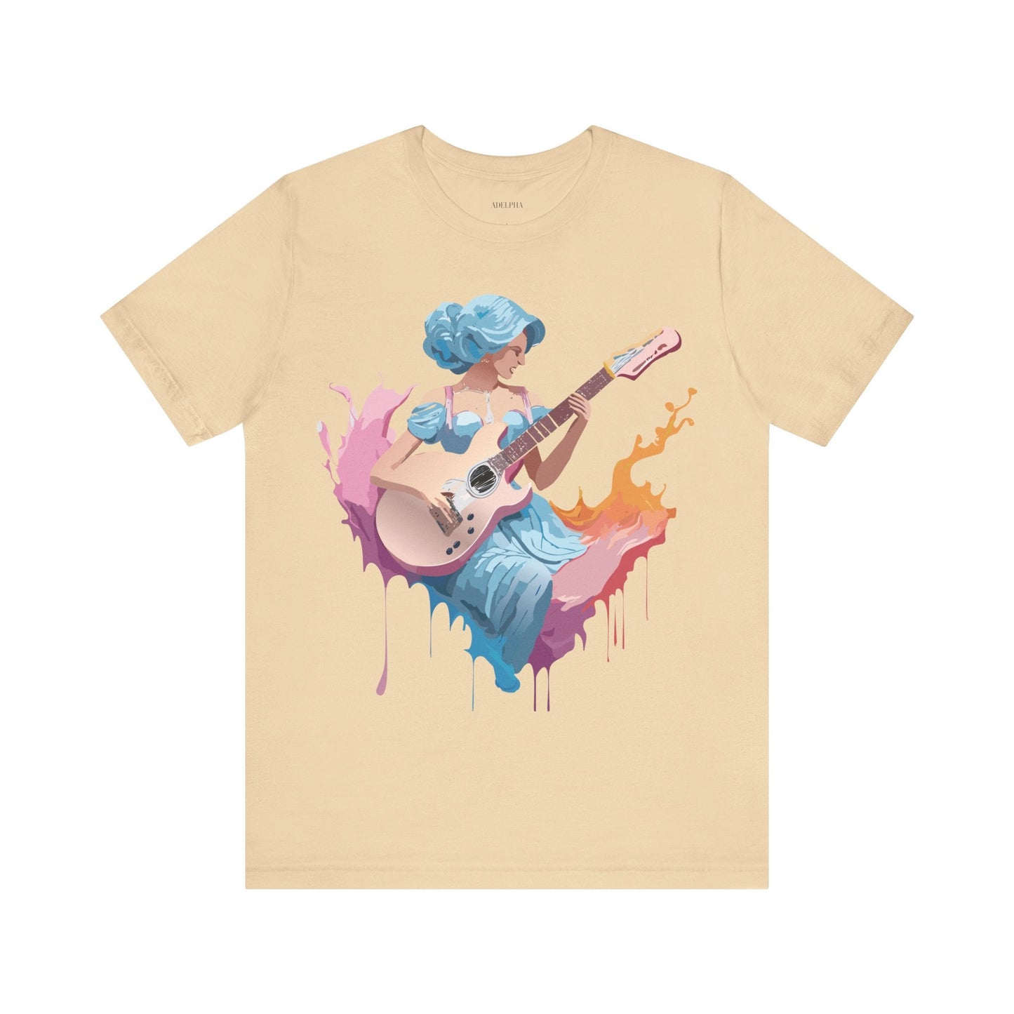 Music T Shirt Graphic Tee Unisex Adelpha Vintage Inspired Artwork Casual Everyday Wear