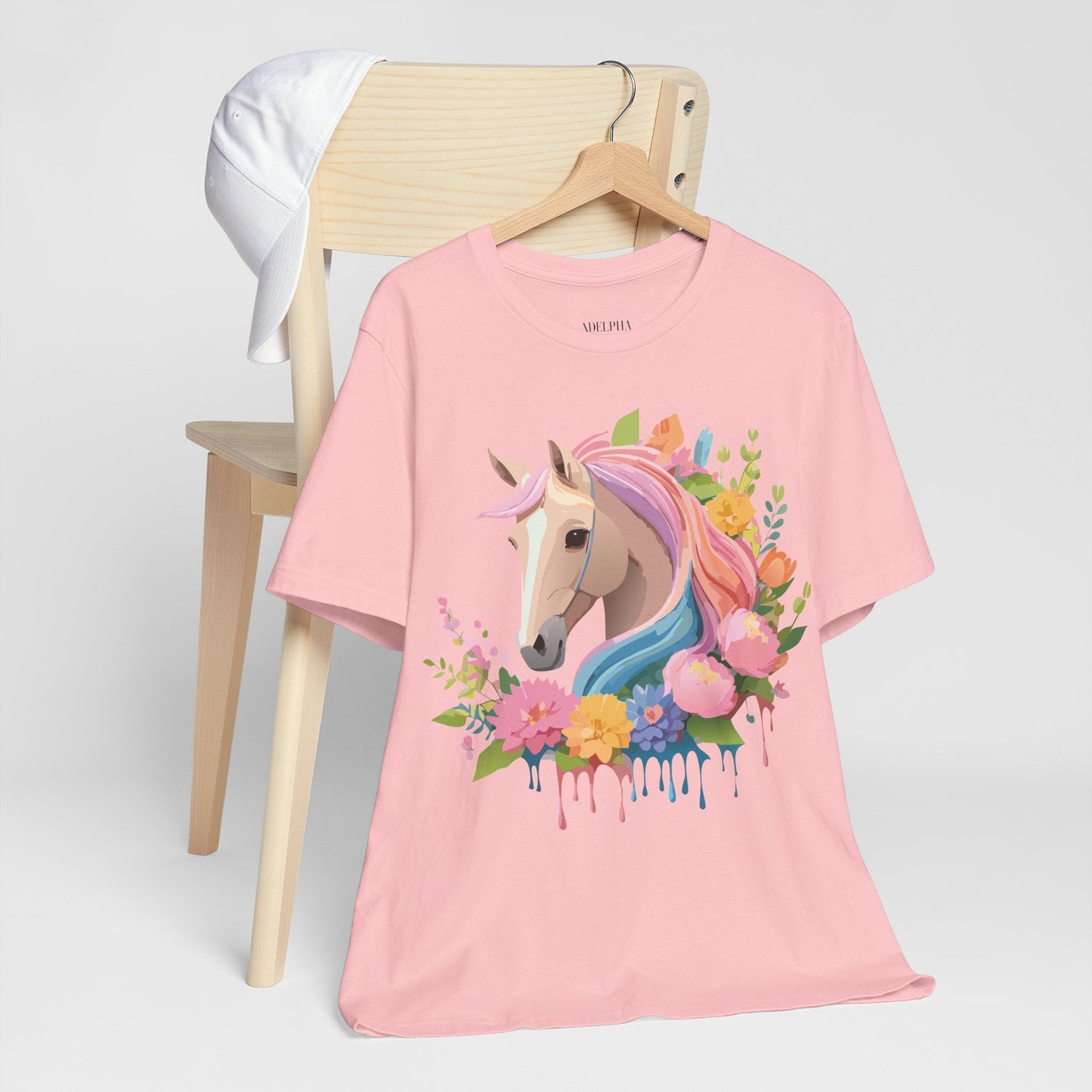 Horse Graphic Unisex 100 Cotton Vintage Animal Art T-Shirt 2