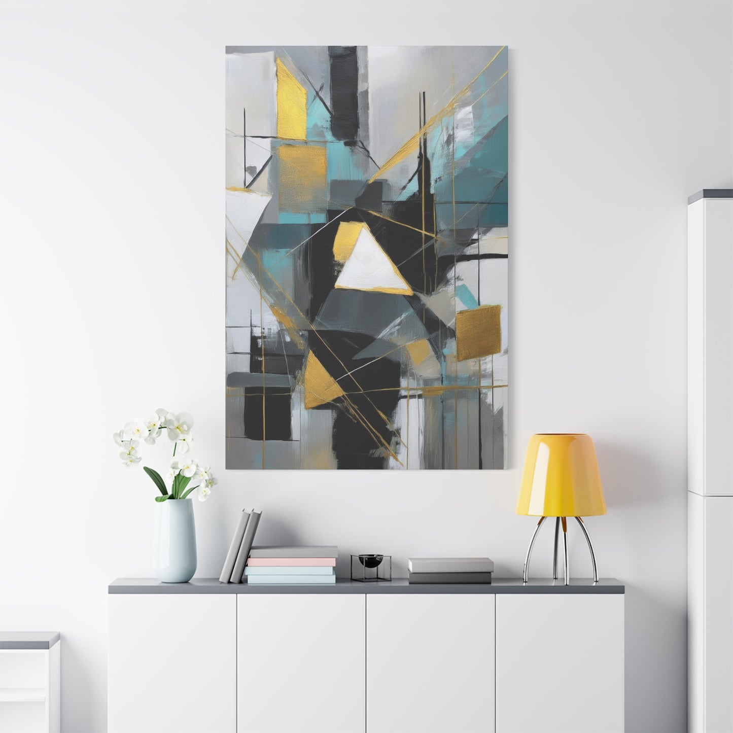 Abstract Oil Painting Print Canvas 20x24,20x30,24x30 24x32,24x36,30x40 32x48,36x48,40x60 Pine-Wood Inner Frame ABS-204T