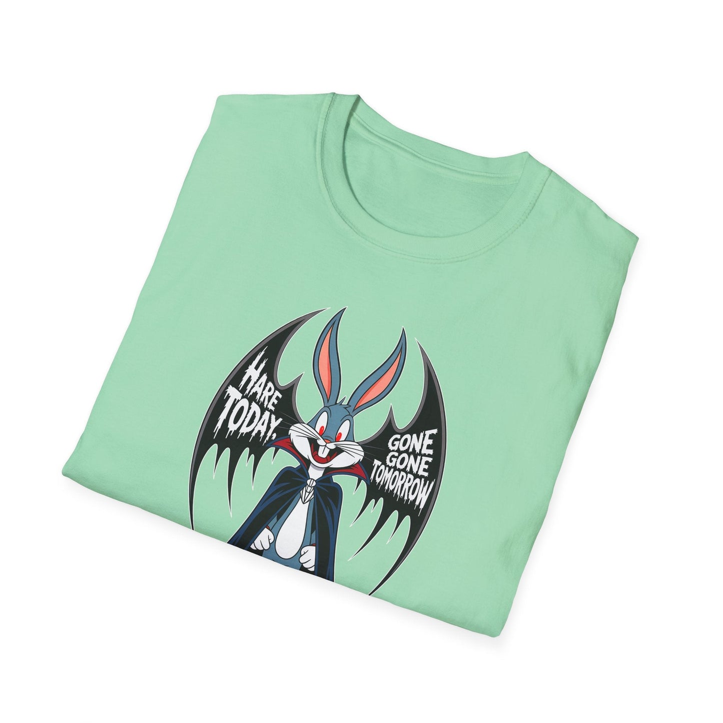 Cartoon Bunny Graphic Unisex Cotton Animal Animation Artwork Design Tee 15