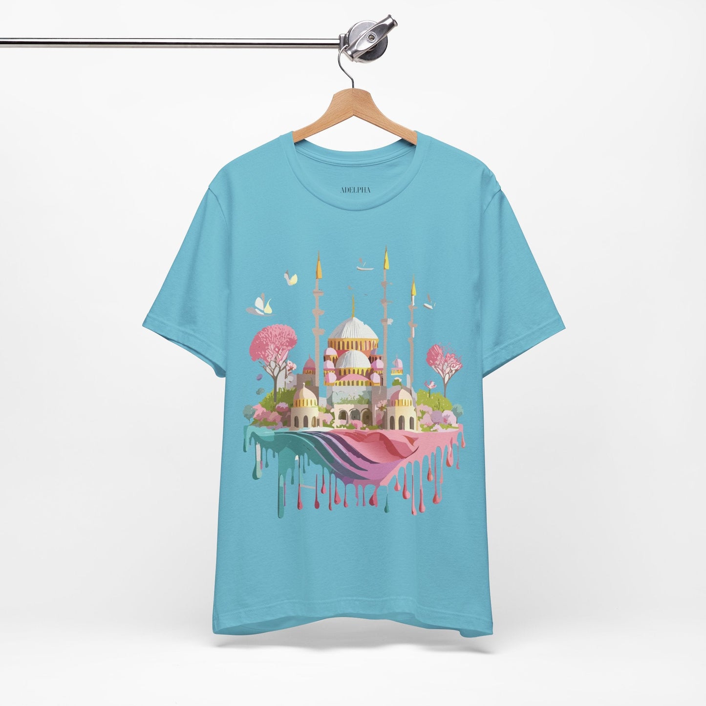 Istanbul Tourist Shirt Graphic Tee Unisex Jersey Short Sleeve Vintage Inspired Art Adelpha